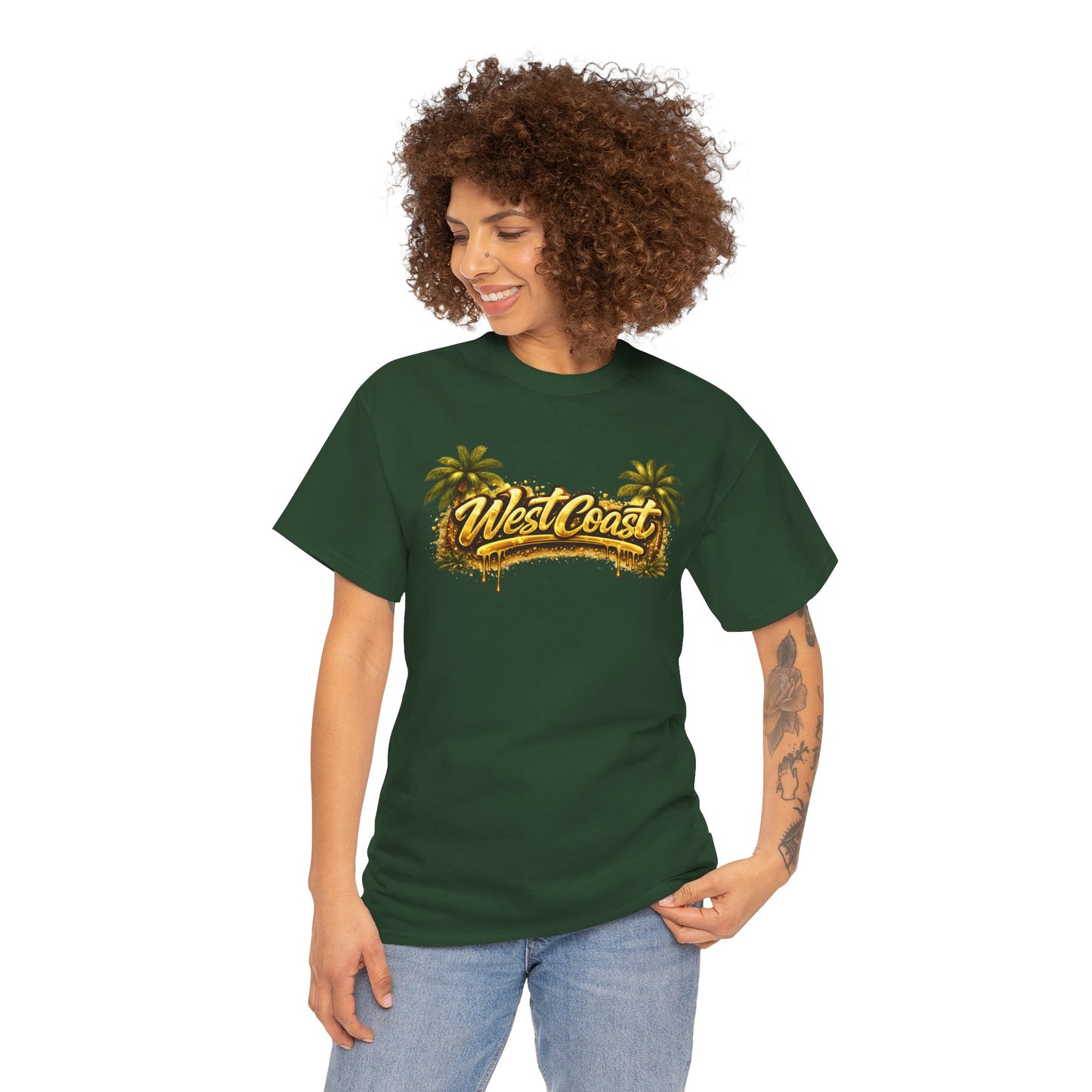 West Coast Palm Tree T-Shirt — Retro Surf Vibe Tee