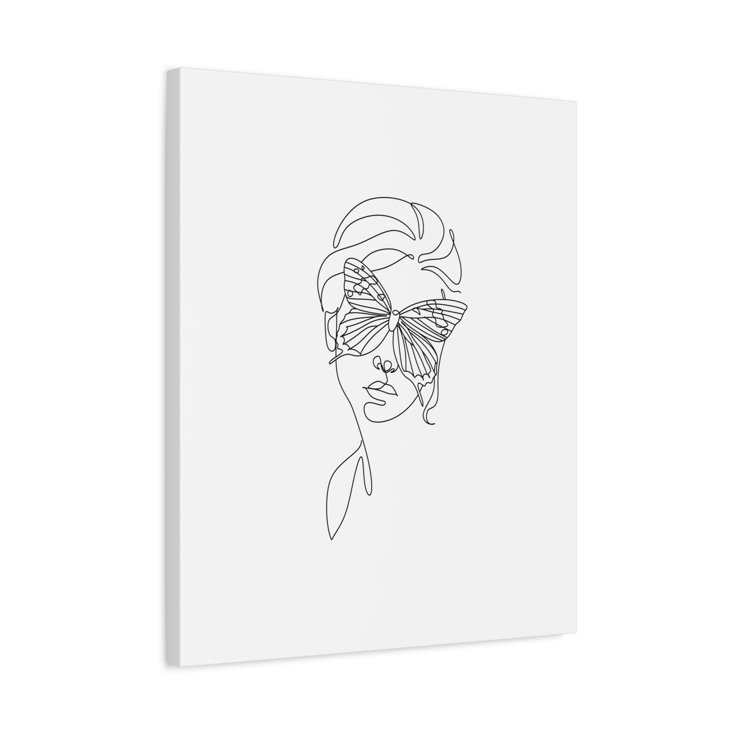 Minimalist Butterfly Canvas Art, Modern Home Decor, Gift for Nature Lovers, Wall Art for Women, Inspirational Wall Art