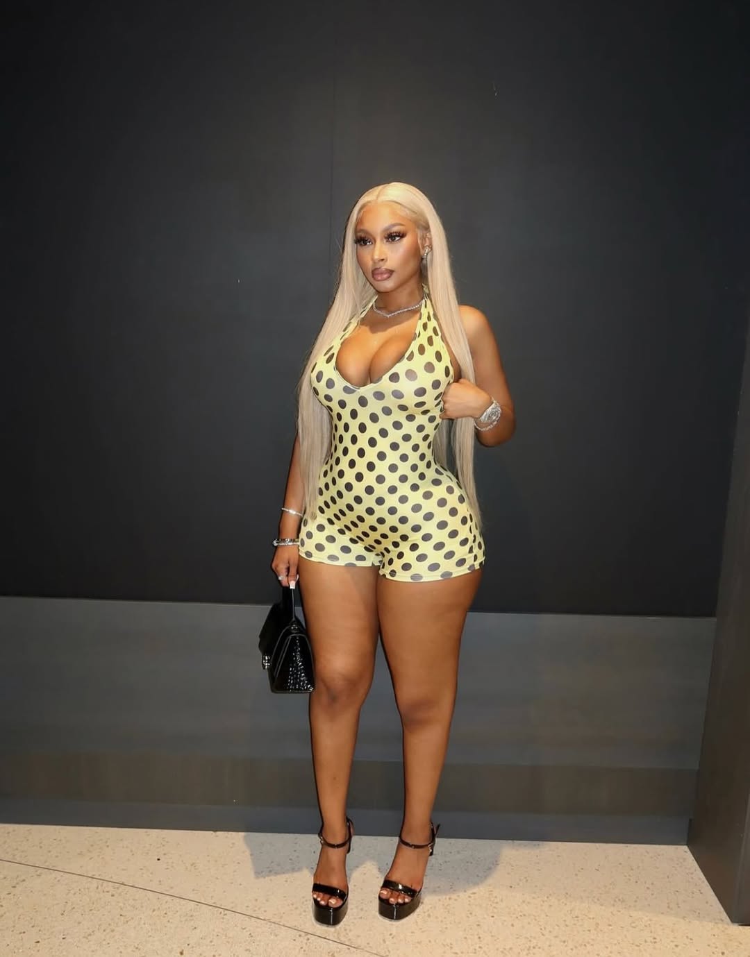 Dot Me Down Romper
