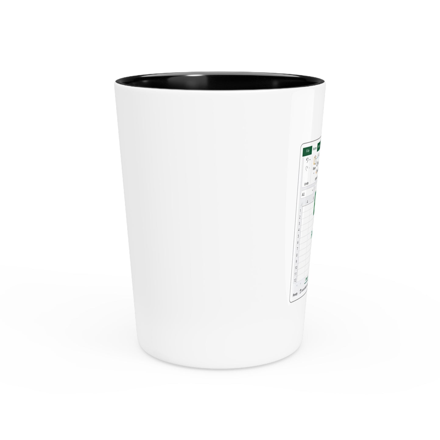Office Humor Shot Glass - Perfect Gift for Spreadsheet Lovers, Office Party Supplies, Funny Drinkware
