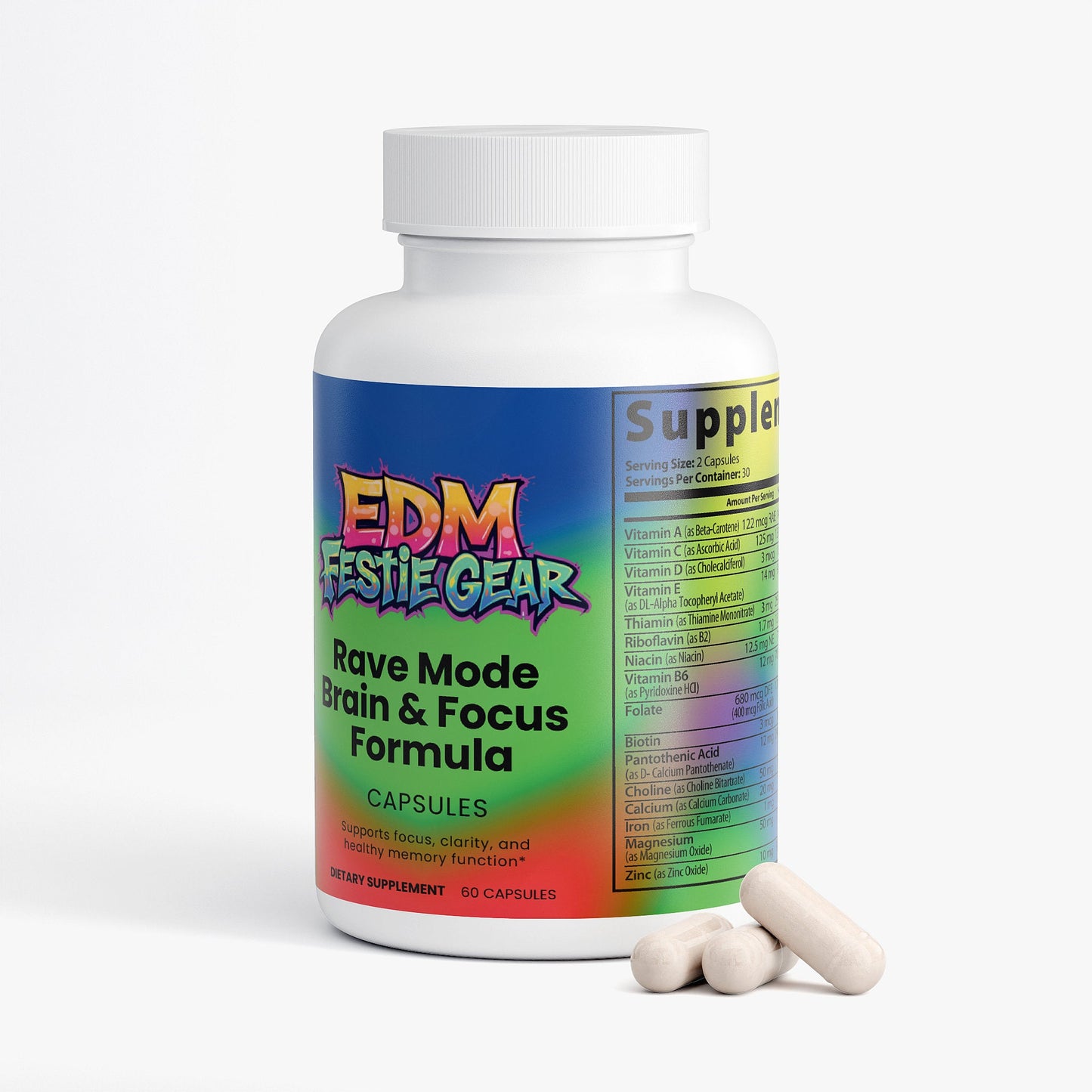 Rave Mode Brain & Focus Formula