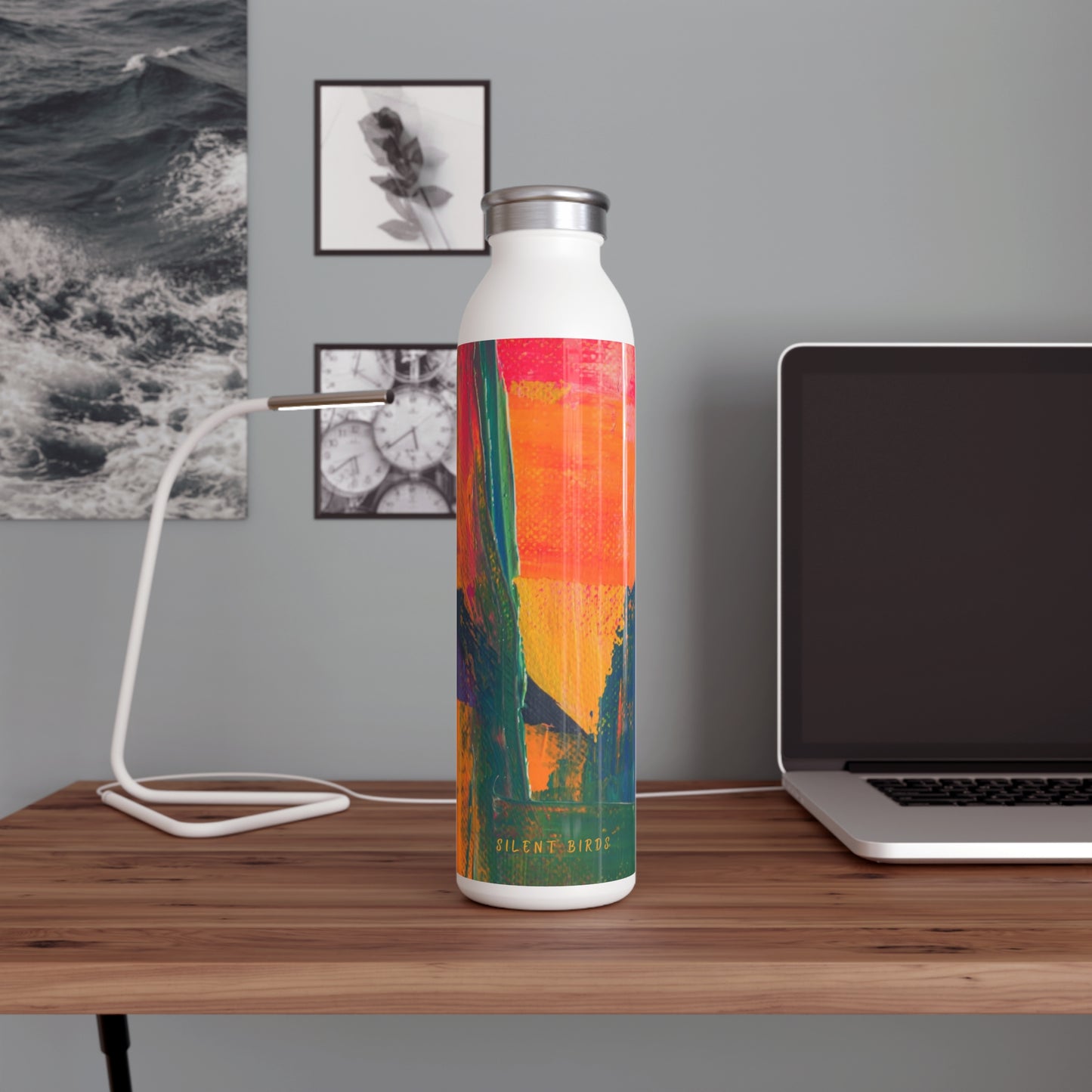 Vibrant Slim Water Bottle - Stylish Drink Container for Hydration, Eco-Friendly, Reusable, Gym and Travel Buddy, Perfect Gift for All [...]