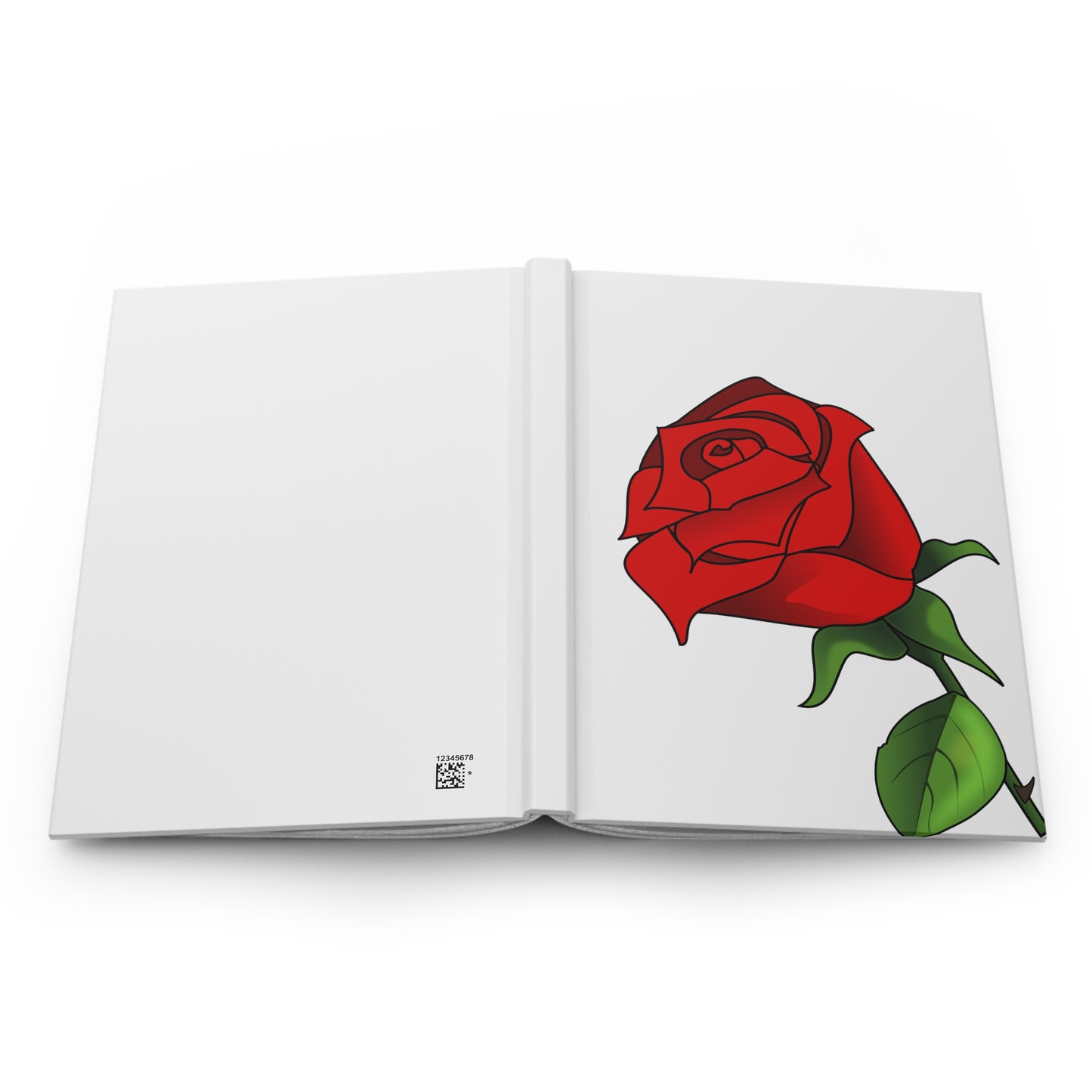 Elegant Rose Hardcover Journal - Perfect for Writing, Gifts, Note-taking, Floral Decor, Creative Ideas