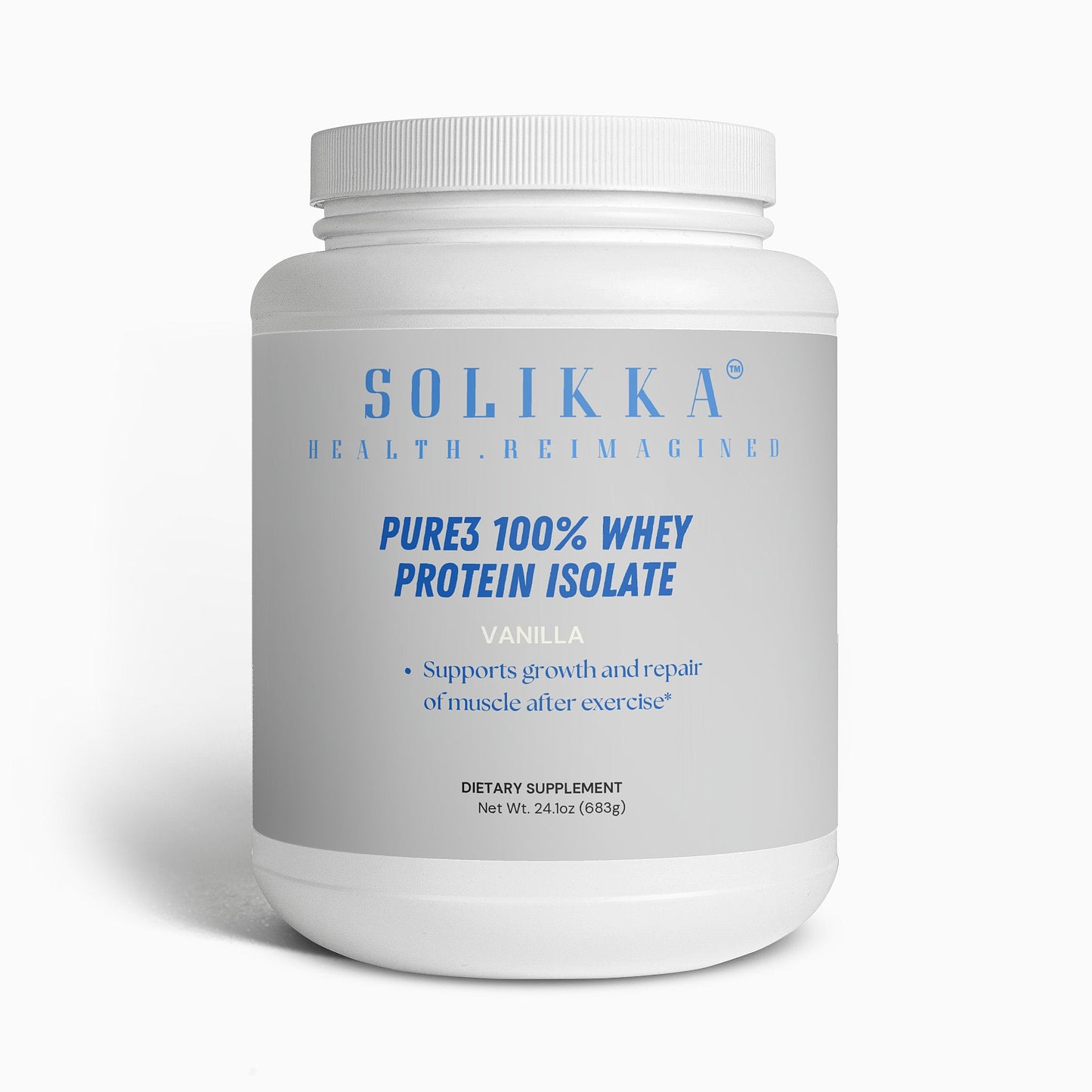 Pure-3 100% Whey Protein Isolate (Vanilla)-0