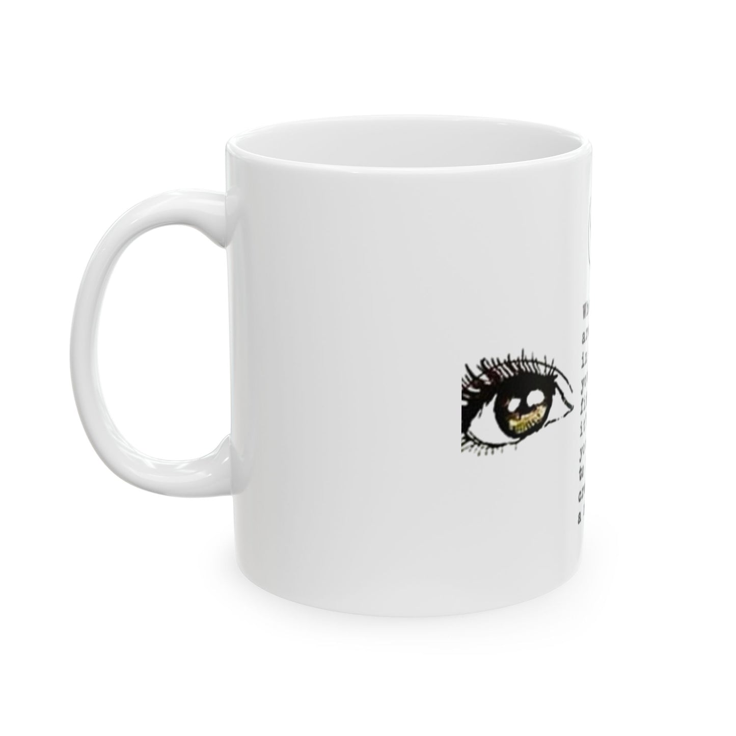 Inspirational Quotes Ceramic Mug, Born to Stand Out Motivational Coffee Cup, Unique Gift for Creatives, 11oz & 15oz Sizes, Perfect for Home or Office