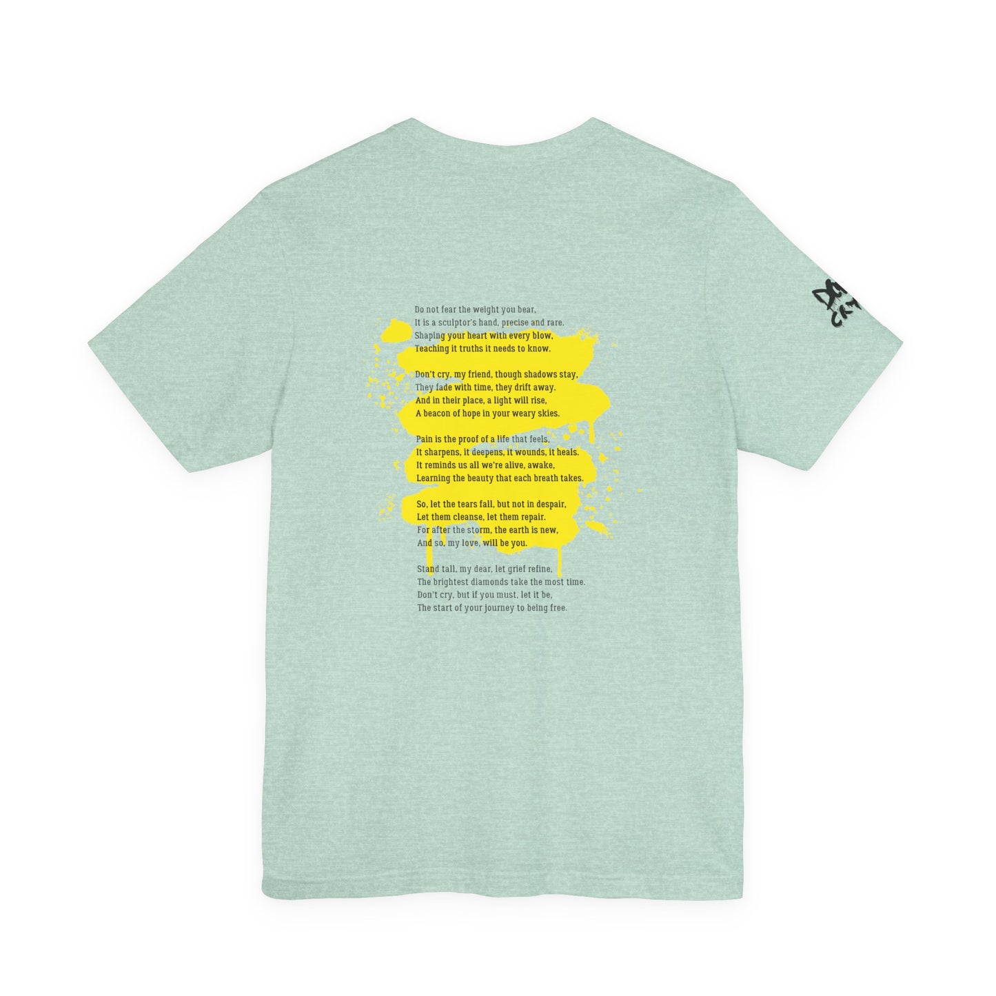 Inspirational Unisex Short Sleeve Tee - Journey to Self-Love & Empowerment