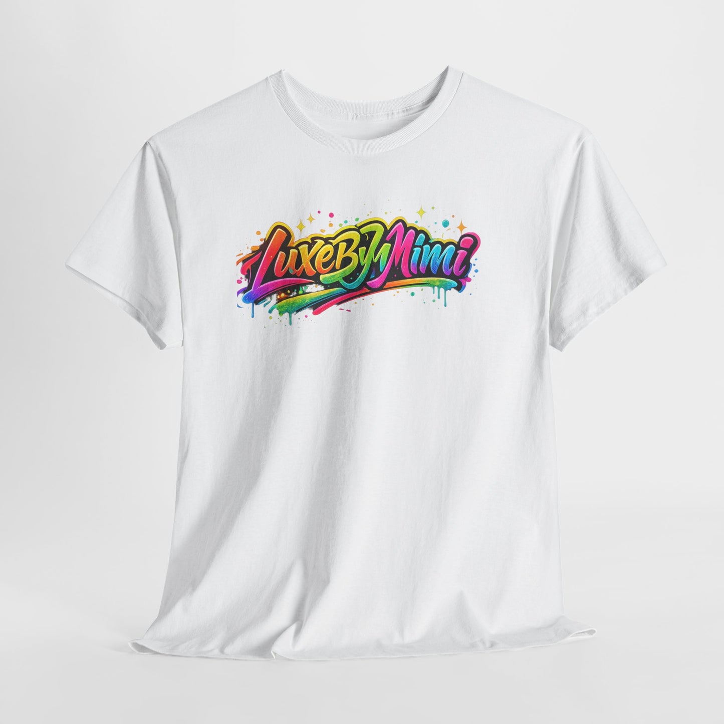 Graffiti Logo T-Shirt — 'Luxe By Mimi' Brand Colorful Streetwear Tee