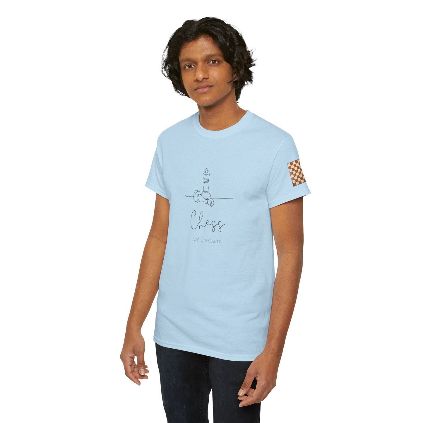 Chess Not Checkers Unisex Tee - Ethically Grown 100% Cotton - GILDAN
