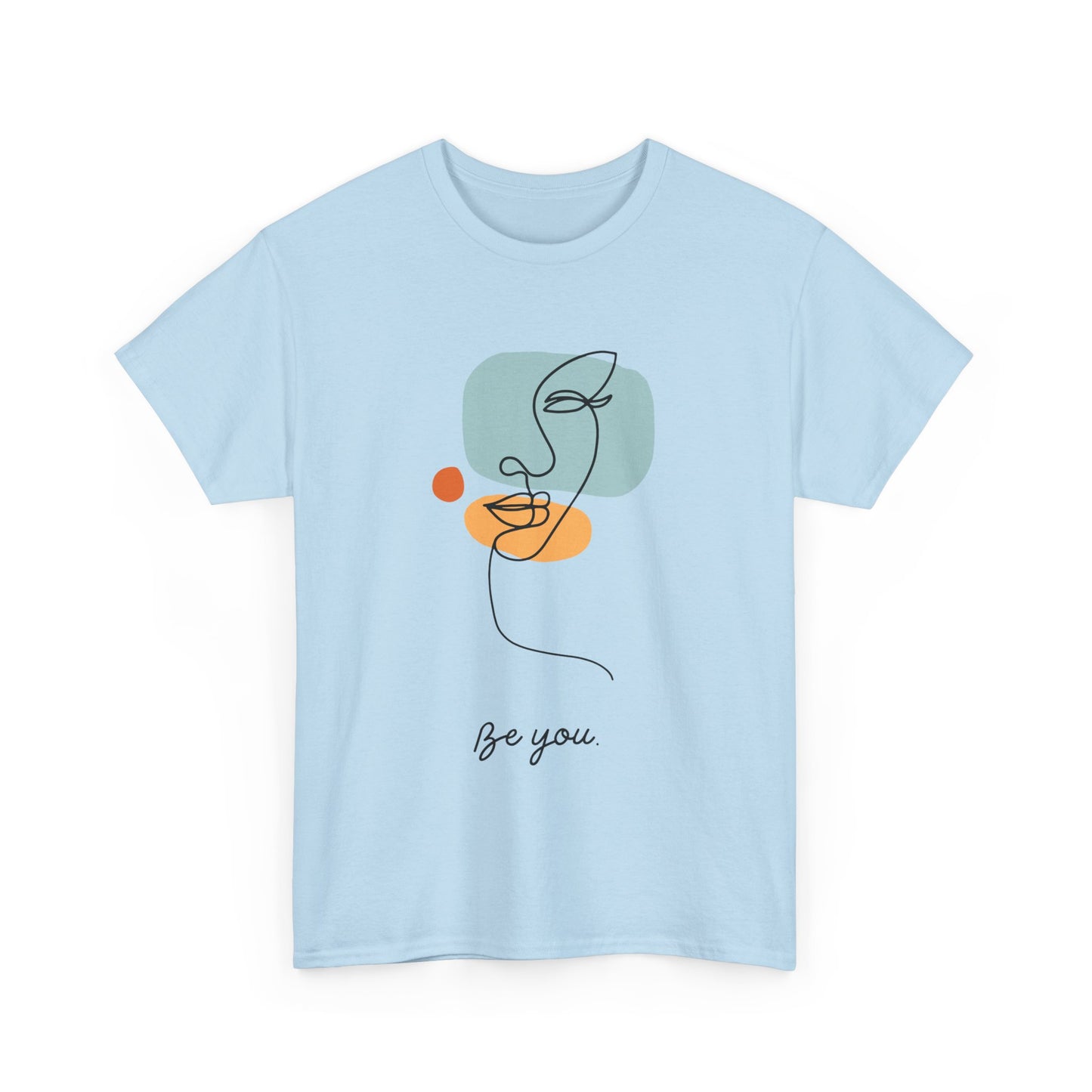 Minimalist Be You Tee, Unisex Cotton T-Shirt, Inspirational Graphic Tee, Gift for Friends, Casual Everyday Wear, Self-Love Apparel