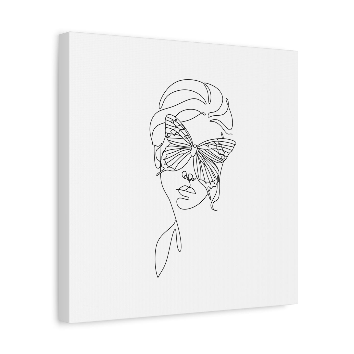 Minimalist Butterfly Canvas Art, Modern Home Decor, Gift for Nature Lovers, Wall Art for Women, Inspirational Wall Art