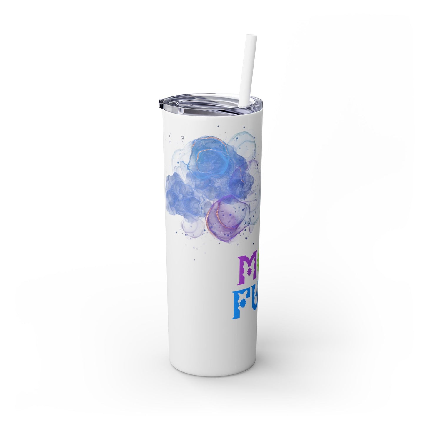 Mom Fuel Skinny Tumbler, 20oz Travel Cup, Gift for Moms, Fun Drinkware for Mothers, Perfect for Coffee and Tea