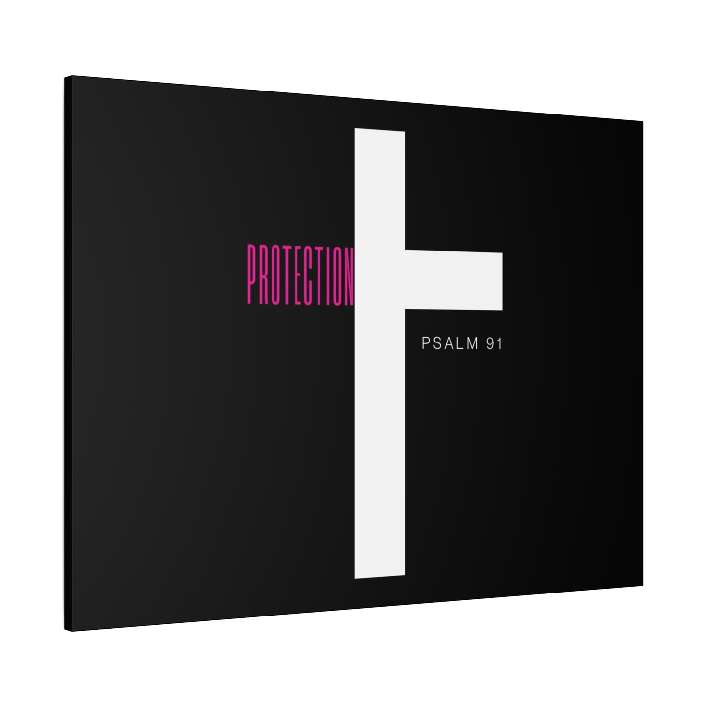 Faith-Inspired Canvas Print - Psalm 91, Home Decor, Wall Art, Christian Gift, Inspirational Decoration
