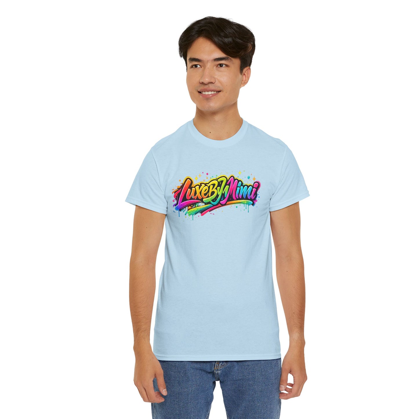 Graffiti Logo T-Shirt — 'Luxe By Mimi' Brand Colorful Streetwear Tee