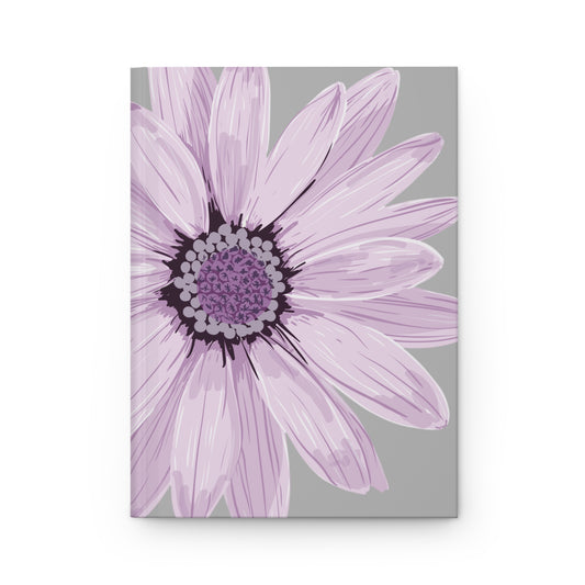 Floral Hardcover Journal, Elegant Writing Notebook, Gift for Writers, Beautiful Journal for Ideas, Flower Design Diary