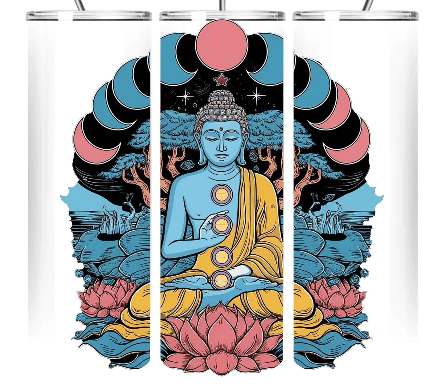Chakra & Moon Phase Tumbler Collection 20oz Tumblers
