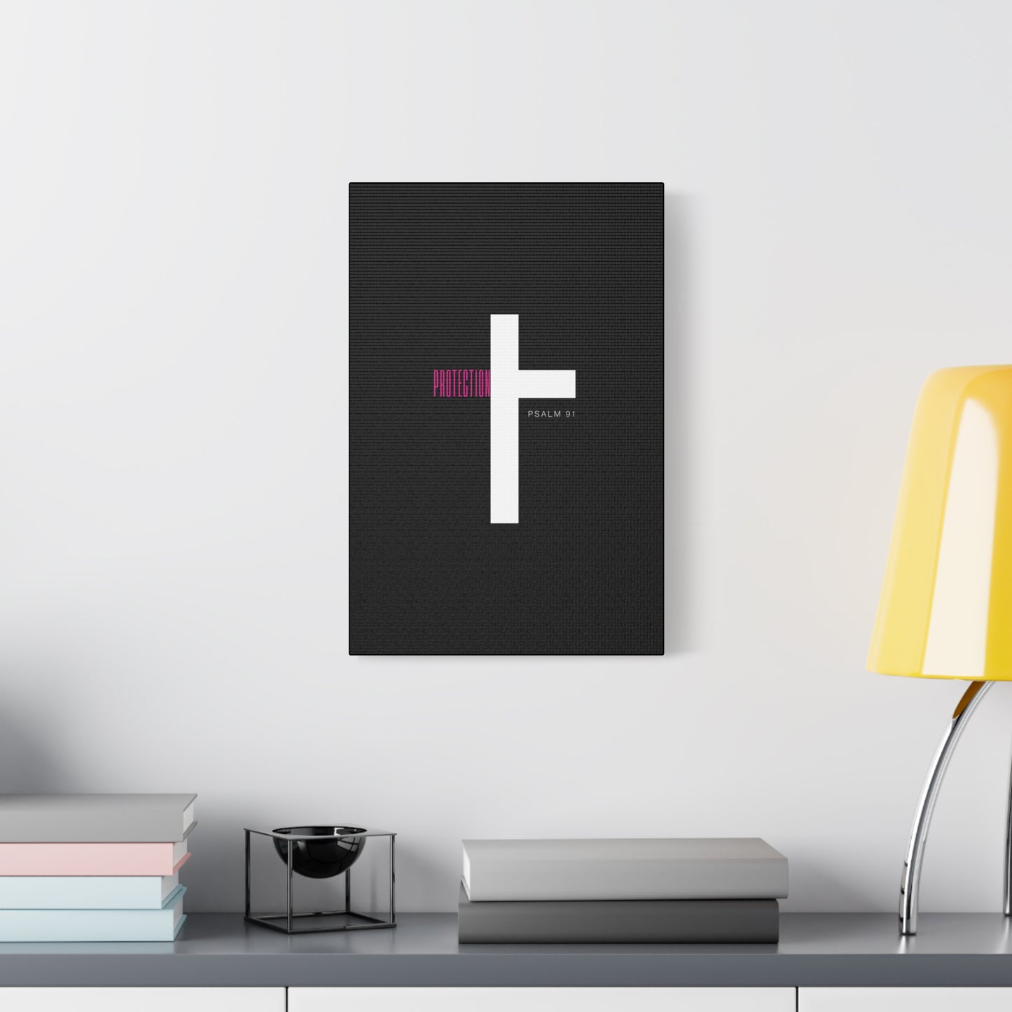 Faith-Inspired Canvas Print - Psalm 91, Home Decor, Wall Art, Christian Gift, Inspirational Decoration