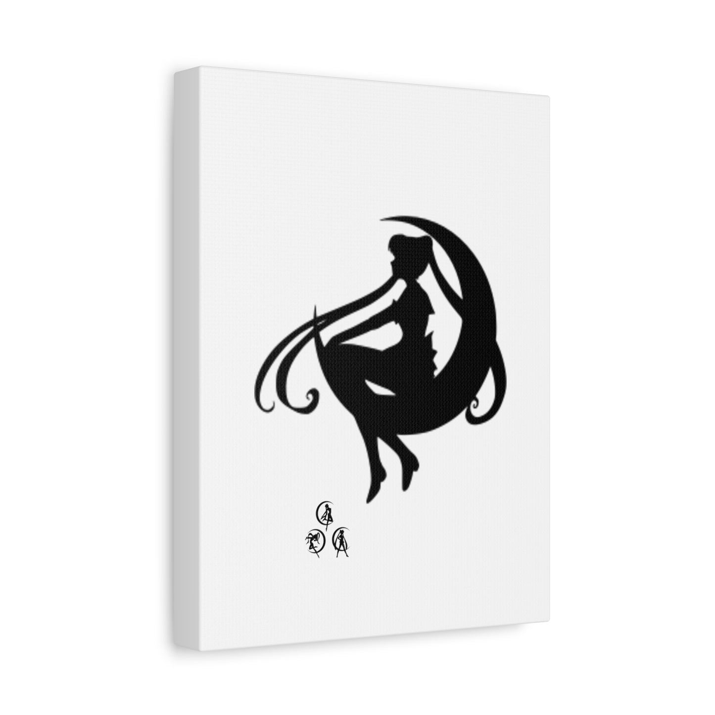 Moonlit Goddess Canvas Art, Modern Wall Decor, Fantasy Home Decor, Boho Aesthetic, Gift for Art Lovers