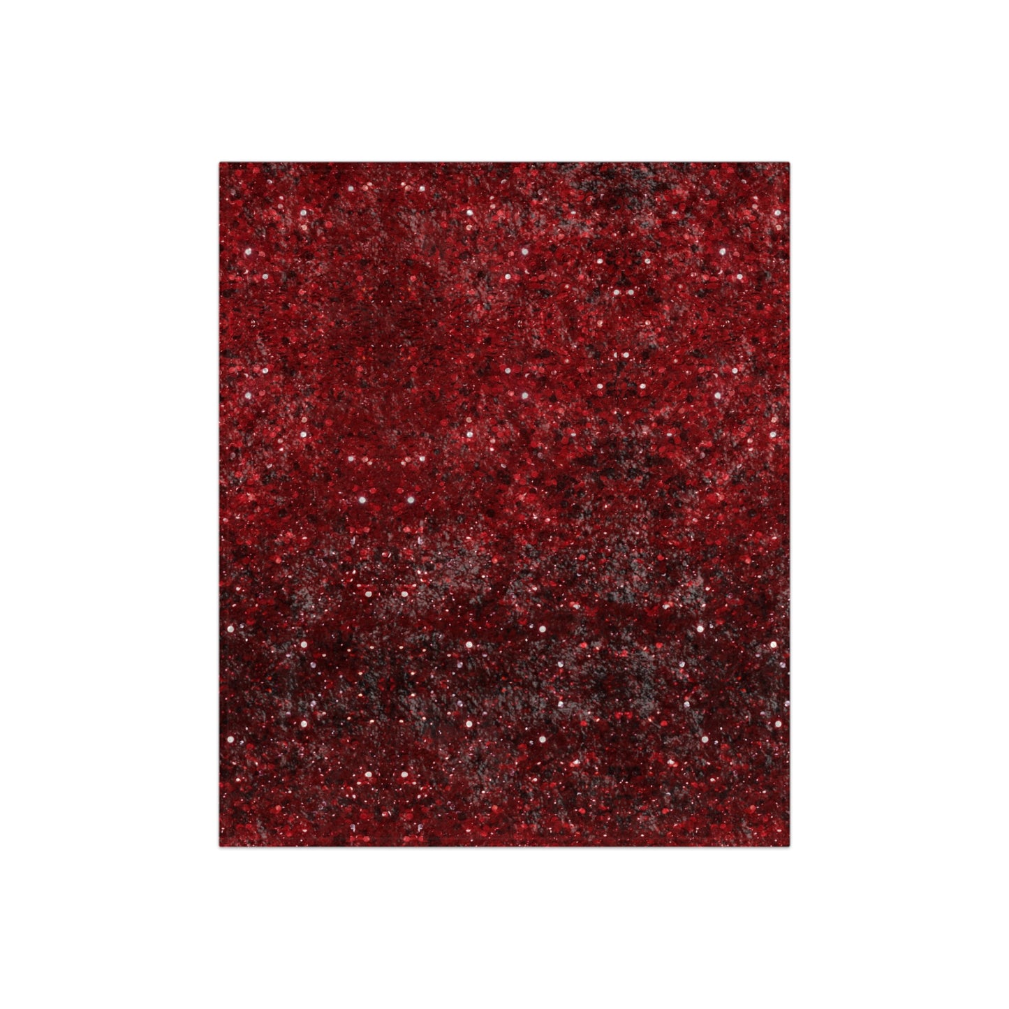Crushed Velvet Throw Blanket — Luxurious Red Velvet Cozy Blanket for Living Room, Bedroom & Holiday Gift