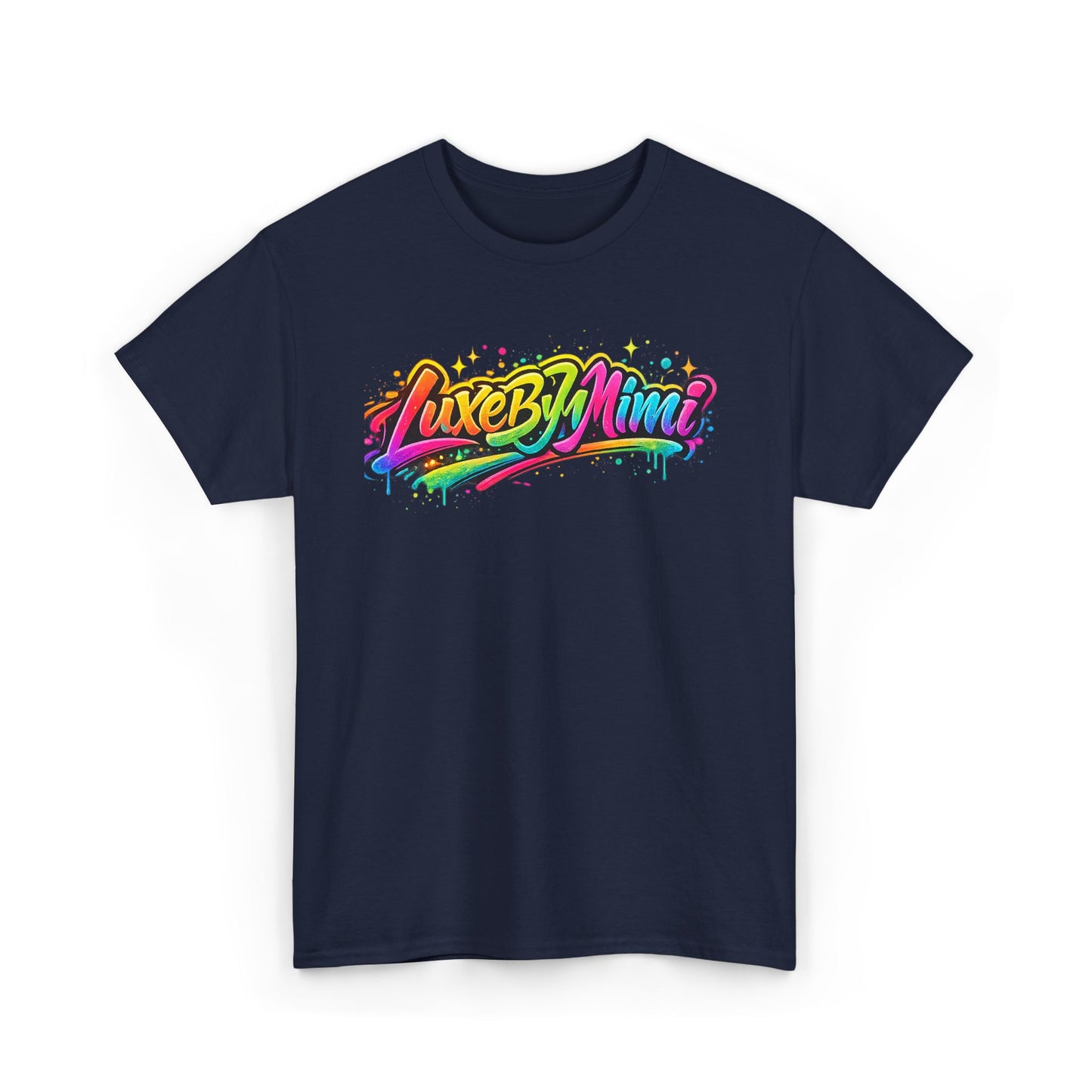 Graffiti Logo T-Shirt — 'Luxe By Mimi' Brand Colorful Streetwear Tee