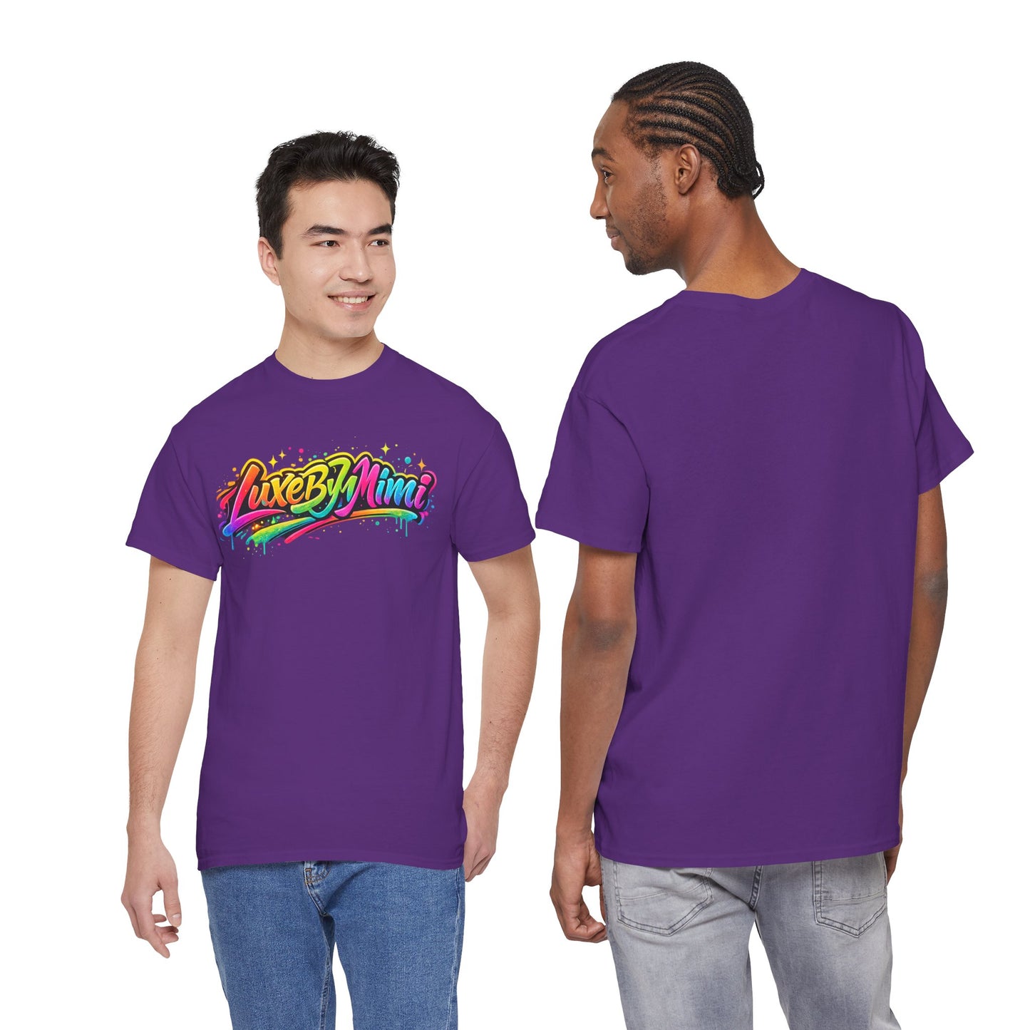Graffiti Logo T-Shirt — 'Luxe By Mimi' Brand Colorful Streetwear Tee