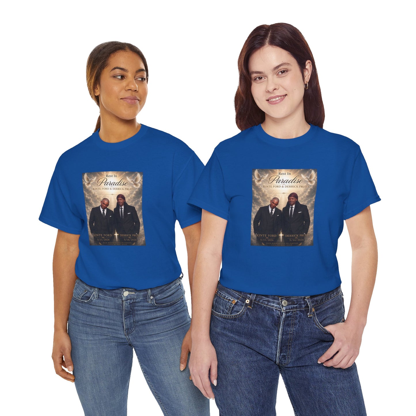 Memorial Tribute Tee — "Rest in Paradise" Funeral Remembrance Shirt