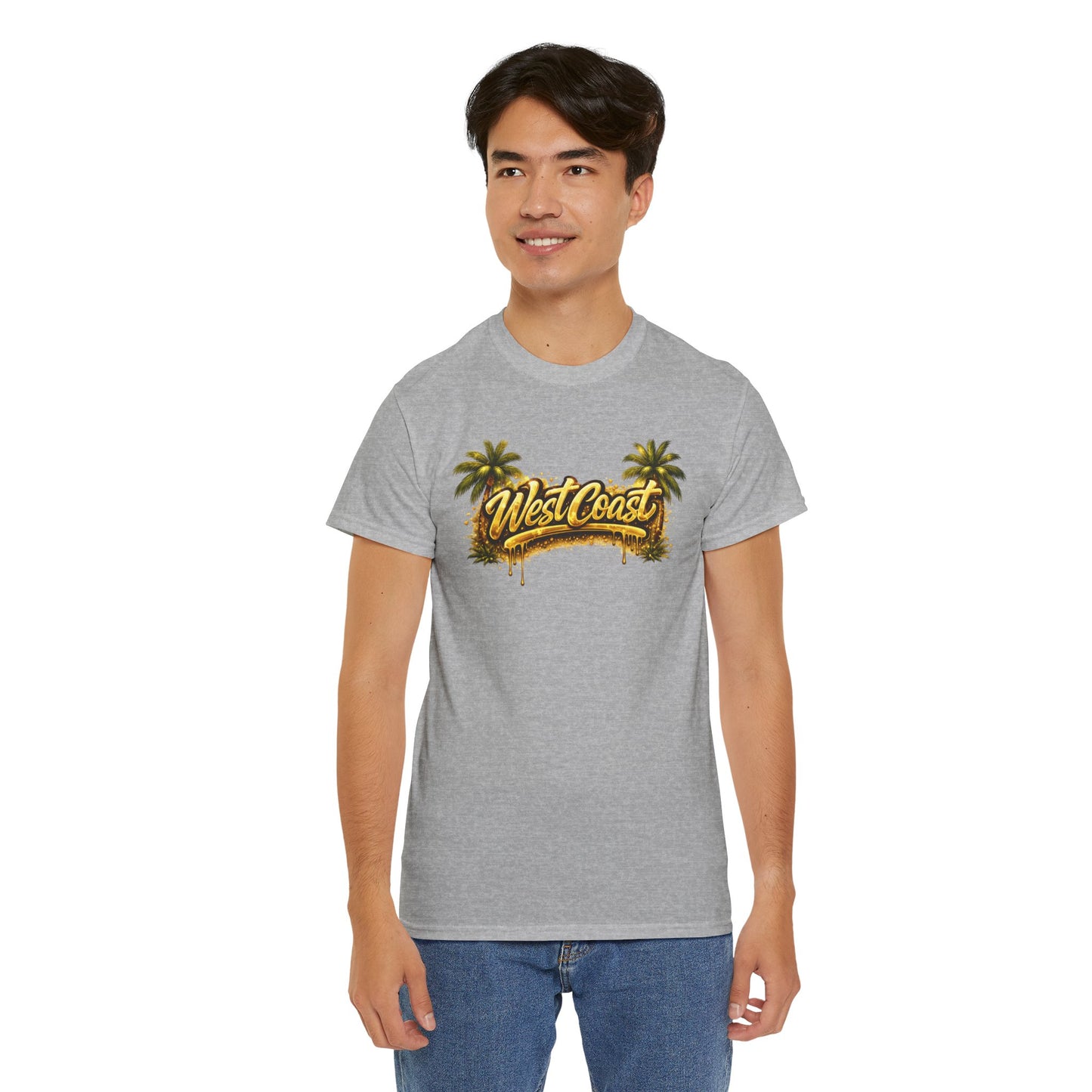 West Coast Palm Tree T-Shirt — Retro Surf Vibe Tee