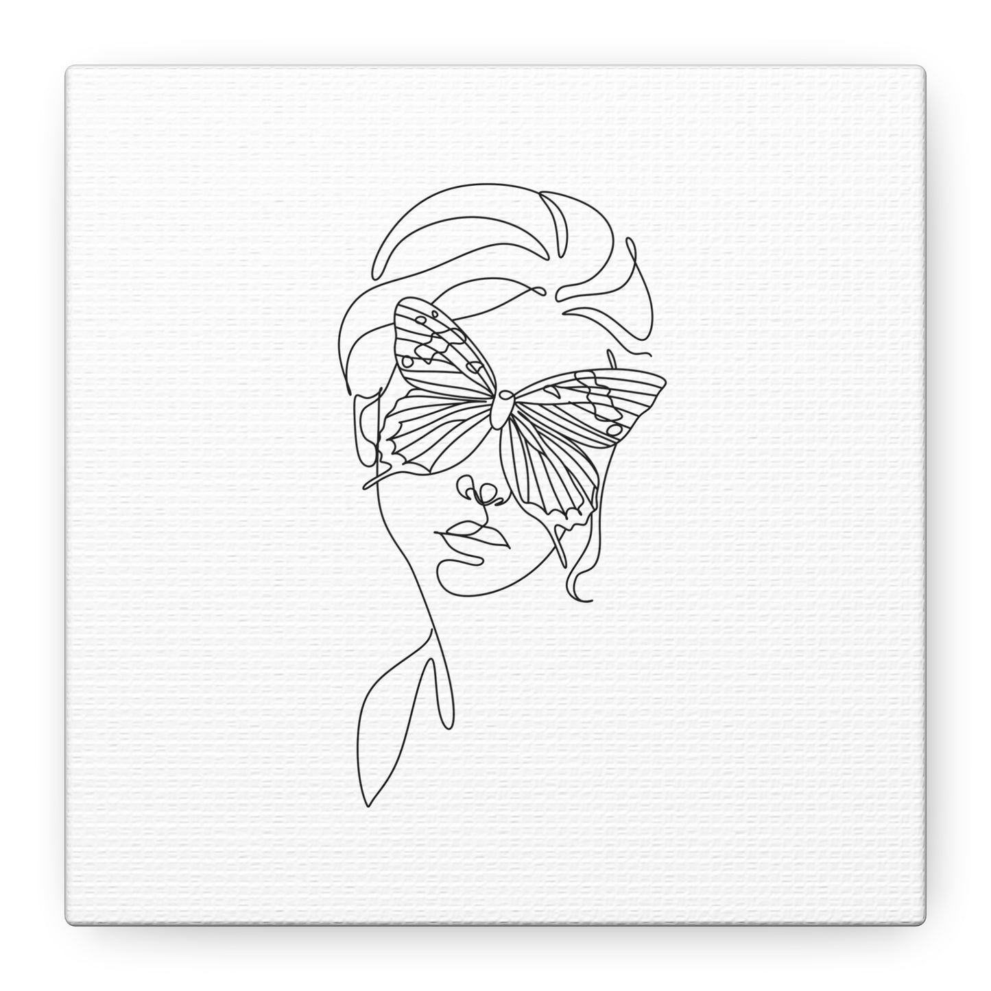 Minimalist Butterfly Canvas Art, Modern Home Decor, Gift for Nature Lovers, Wall Art for Women, Inspirational Wall Art