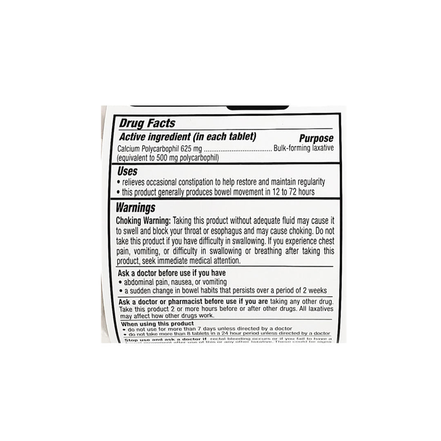Fiber Unboxed Tablet 625 Mg 90 Ct