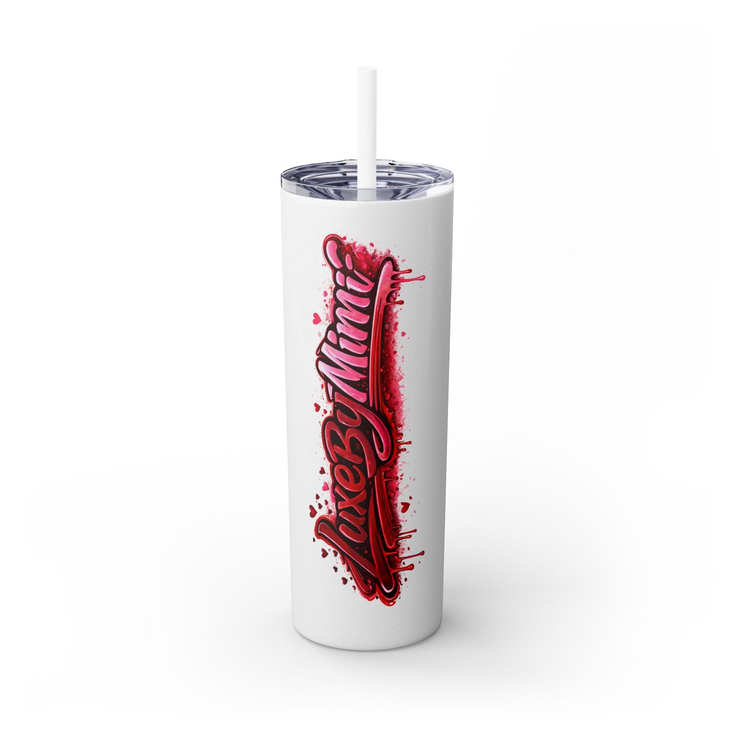 Skinny Tumbler – 'Lake & Lemons' Red Script 20oz Insulated Straw Tumbler