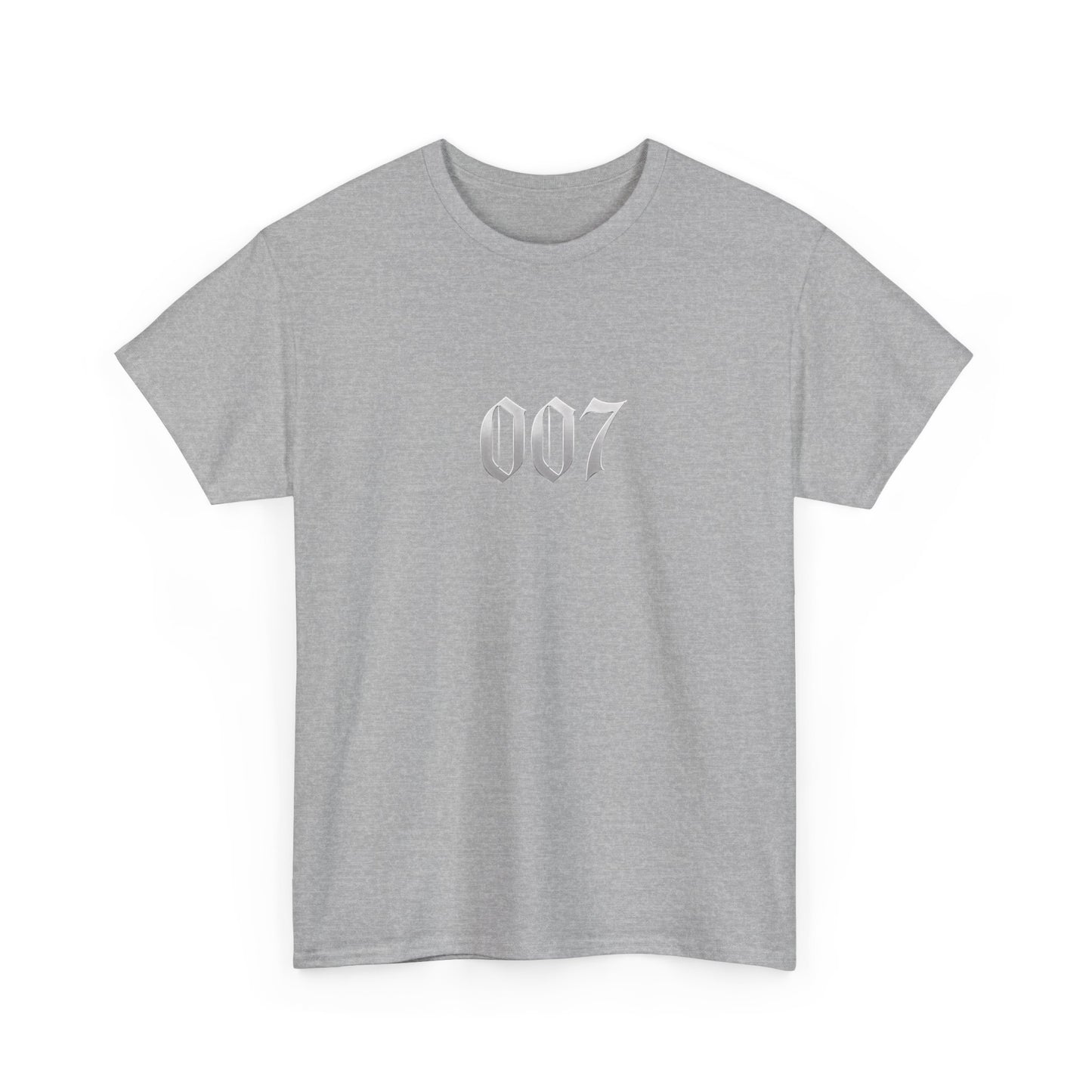 007 Graphic Tee — Subtle Spy Number Chest Print