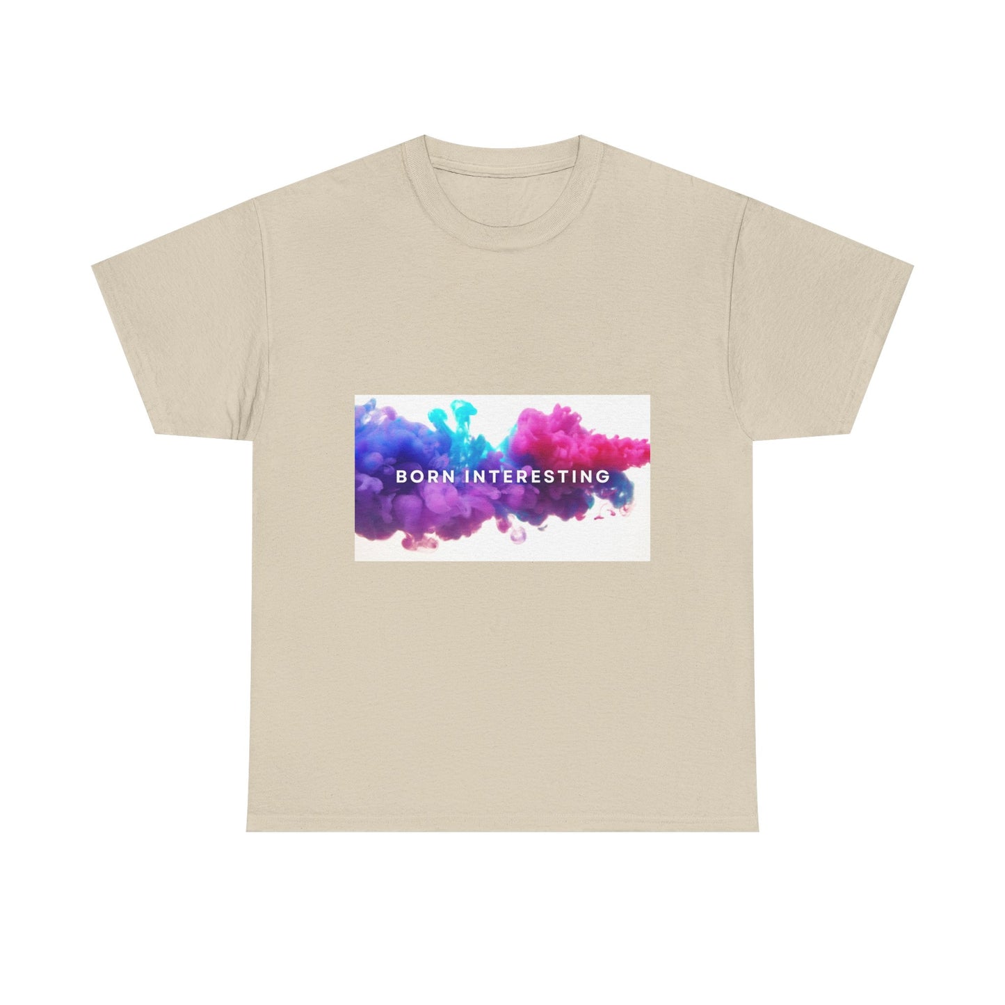 Unisex Cotton Tee – 'Born Interesting' Graphic Shirt, Casual Wear, Gift Idea, Trendy Tee, Daily Wear, Art-Inspired Shirt