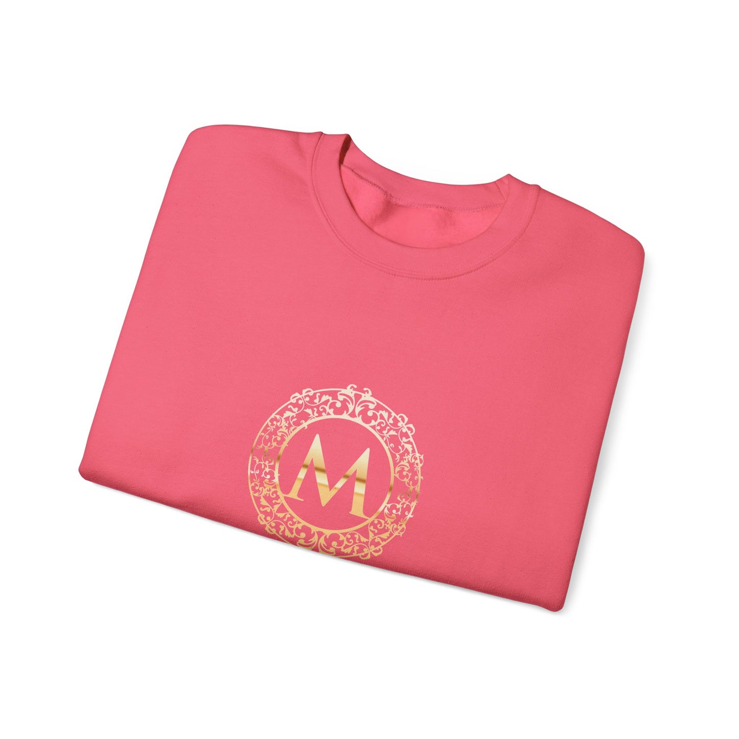 M LOGO - Mia Pruitt Monogrammed Heavy Blend Crewneck Sweatshirt