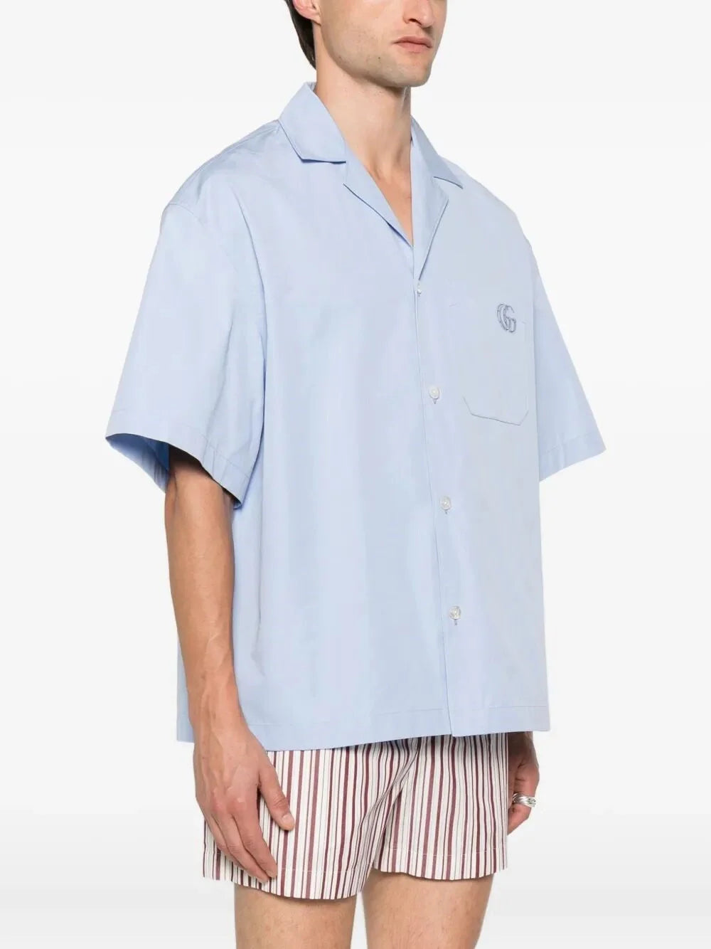 Gucci Men Heavy Cotton Popeline Shirt