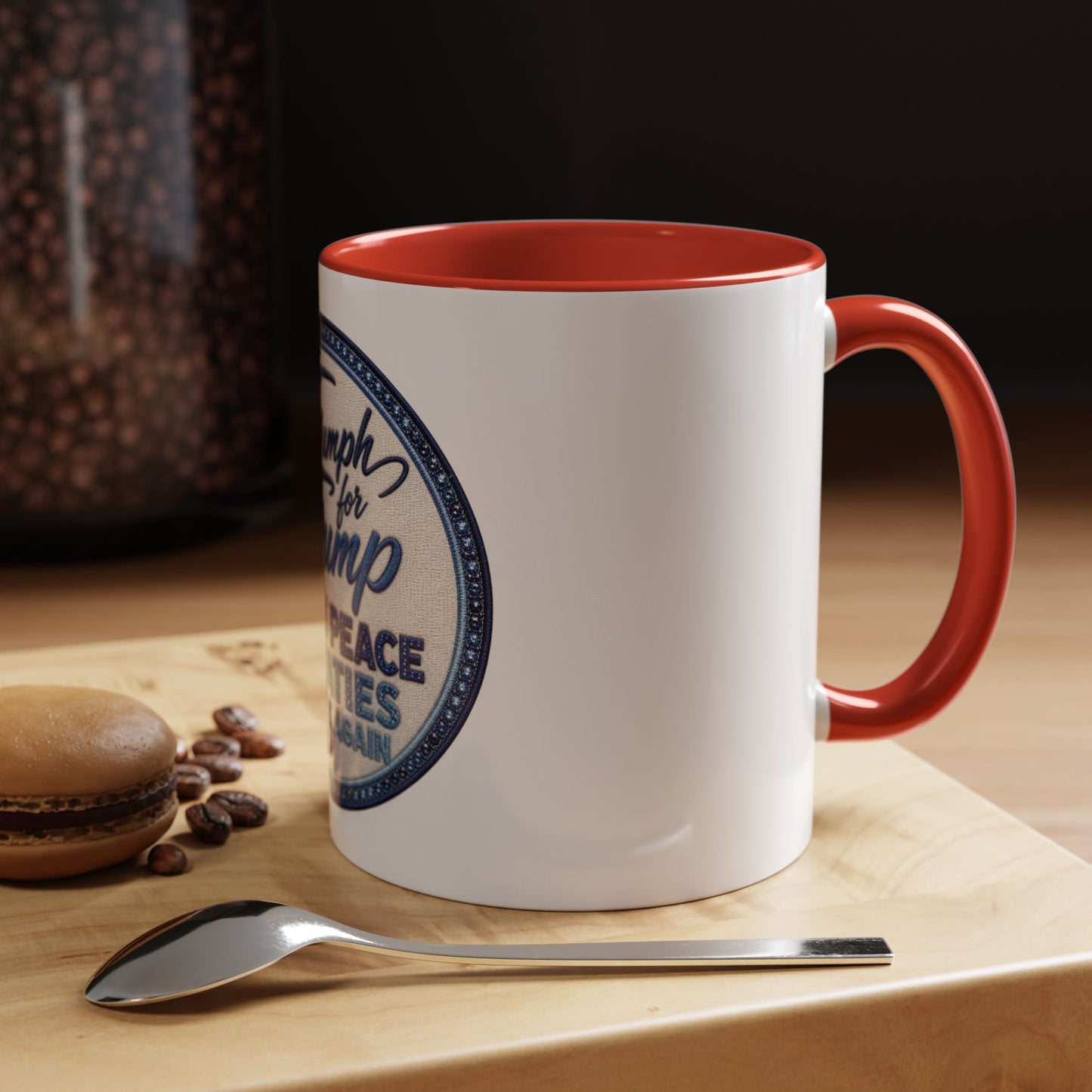 Make Peace Treaties Mug — "Triumph for Trump" Political Coffee Cup (11/15oz)