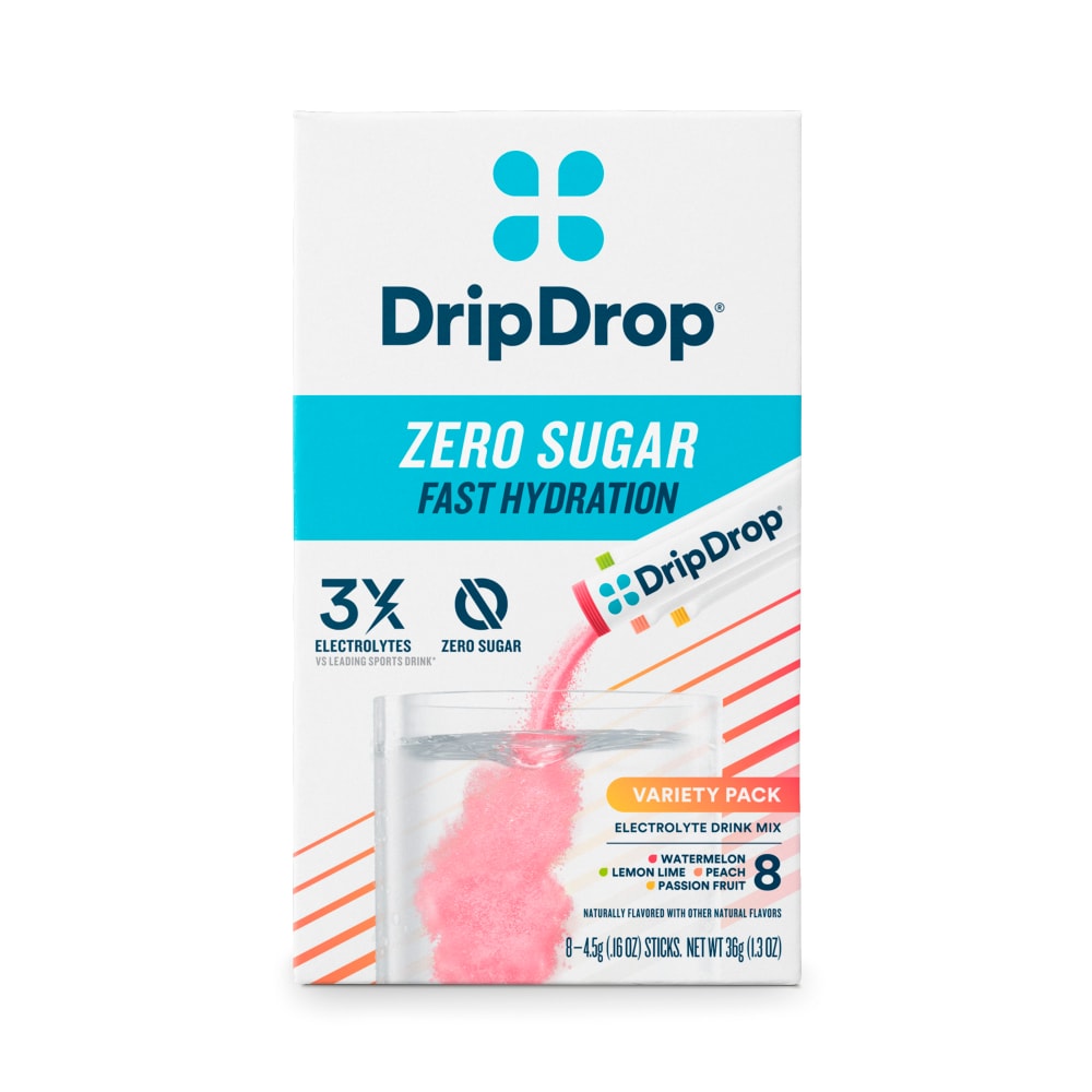 DripDrop  Hydration Powder Zero Sugar  Variety 8Ct