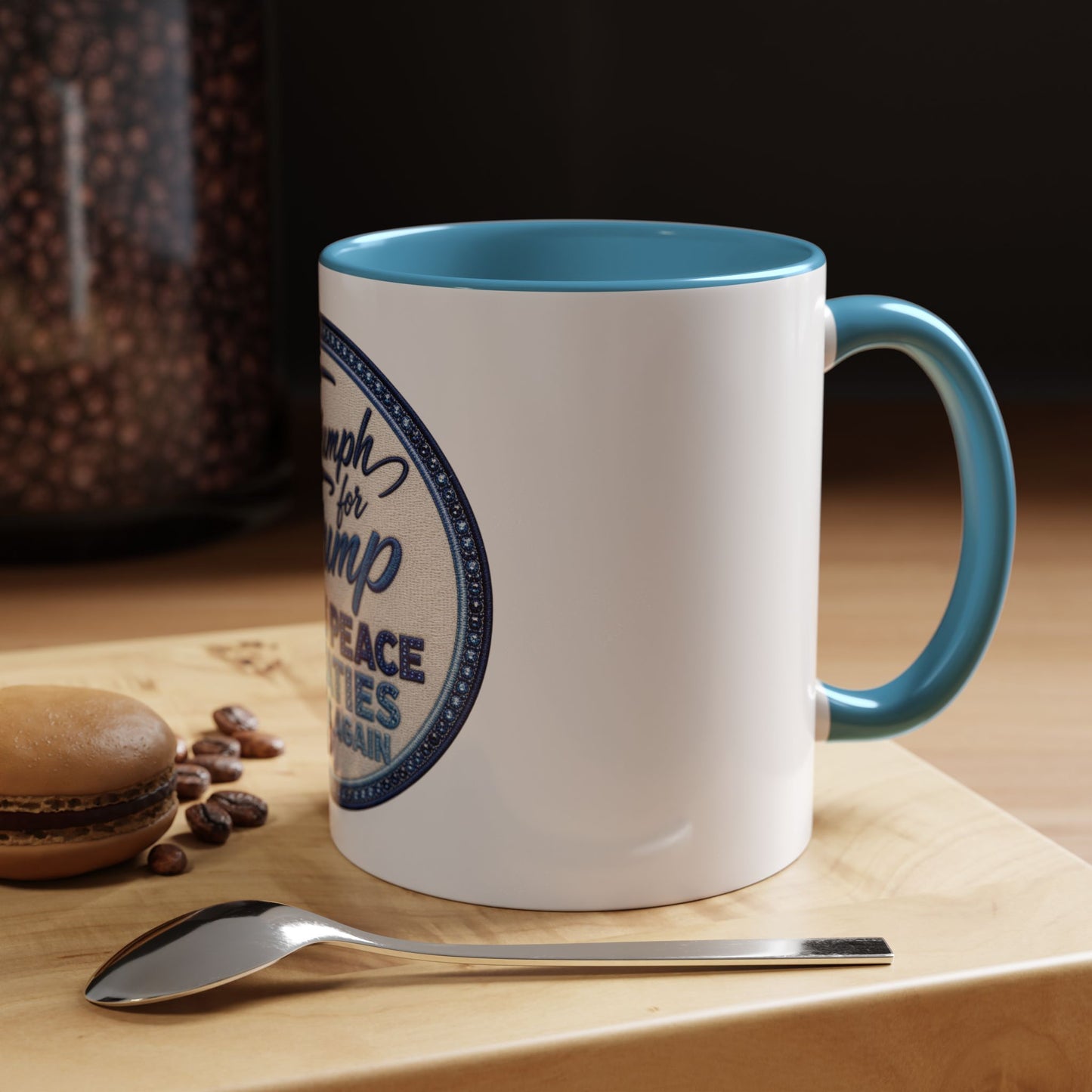 Make Peace Treaties Mug — "Triumph for Trump" Political Coffee Cup (11/15oz)