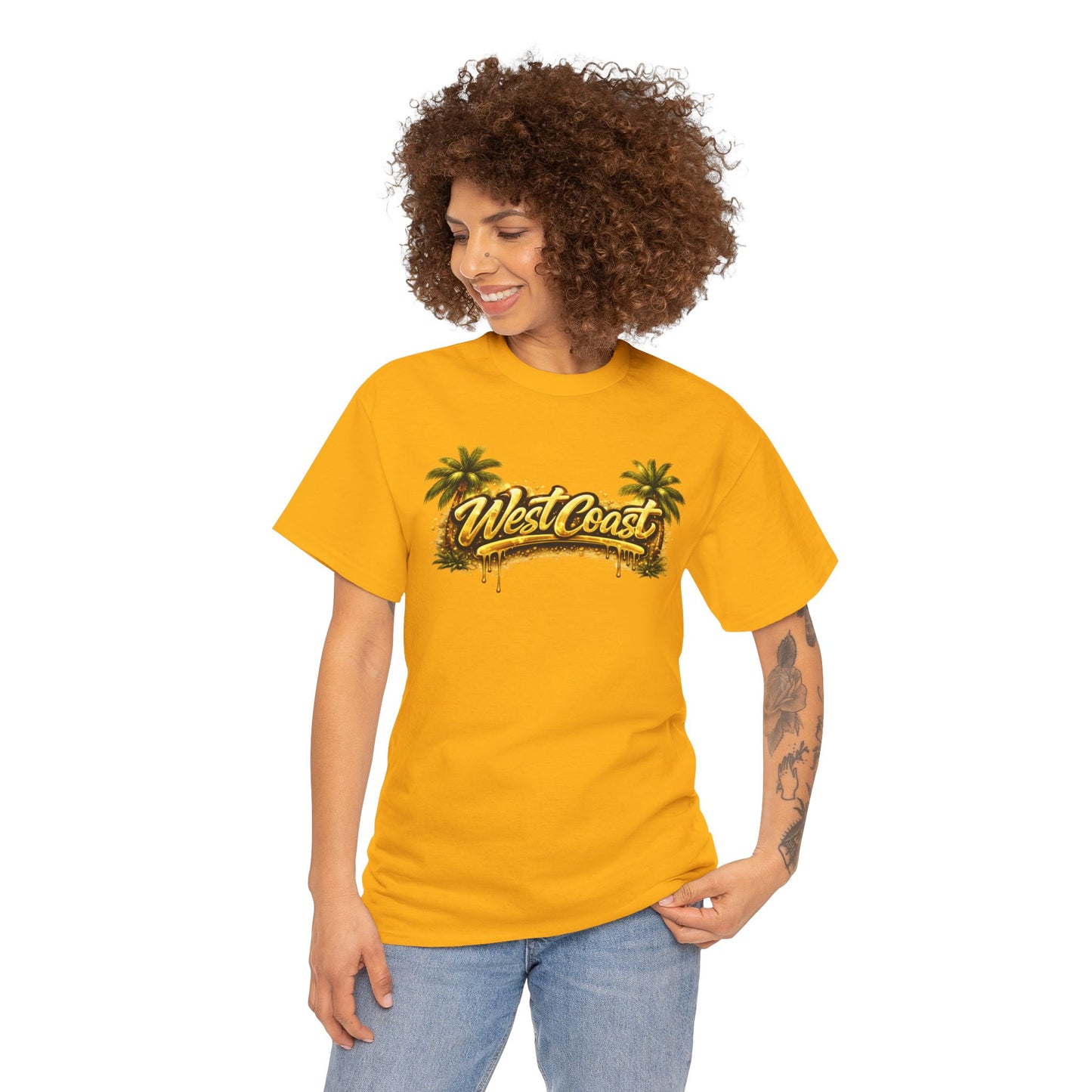 West Coast Palm Tree T-Shirt — Retro Surf Vibe Tee
