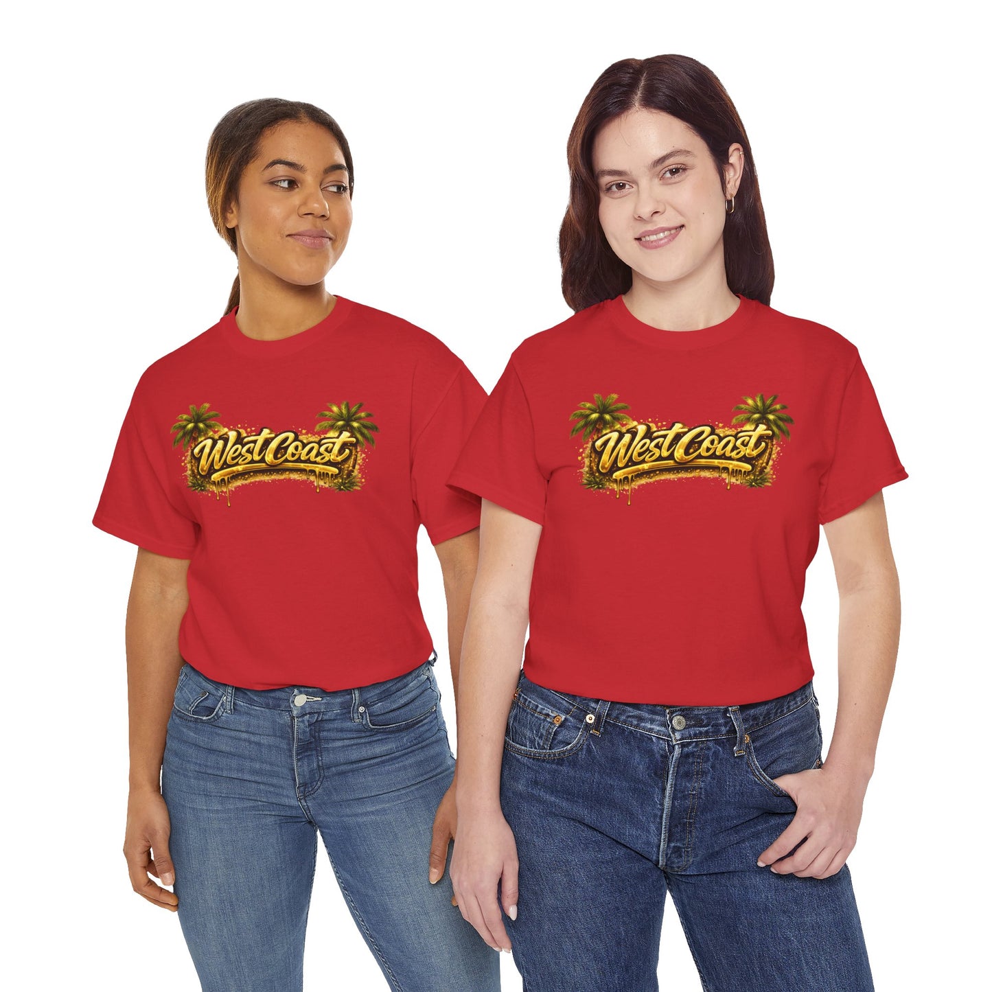 West Coast Palm Tree T-Shirt — Retro Surf Vibe Tee