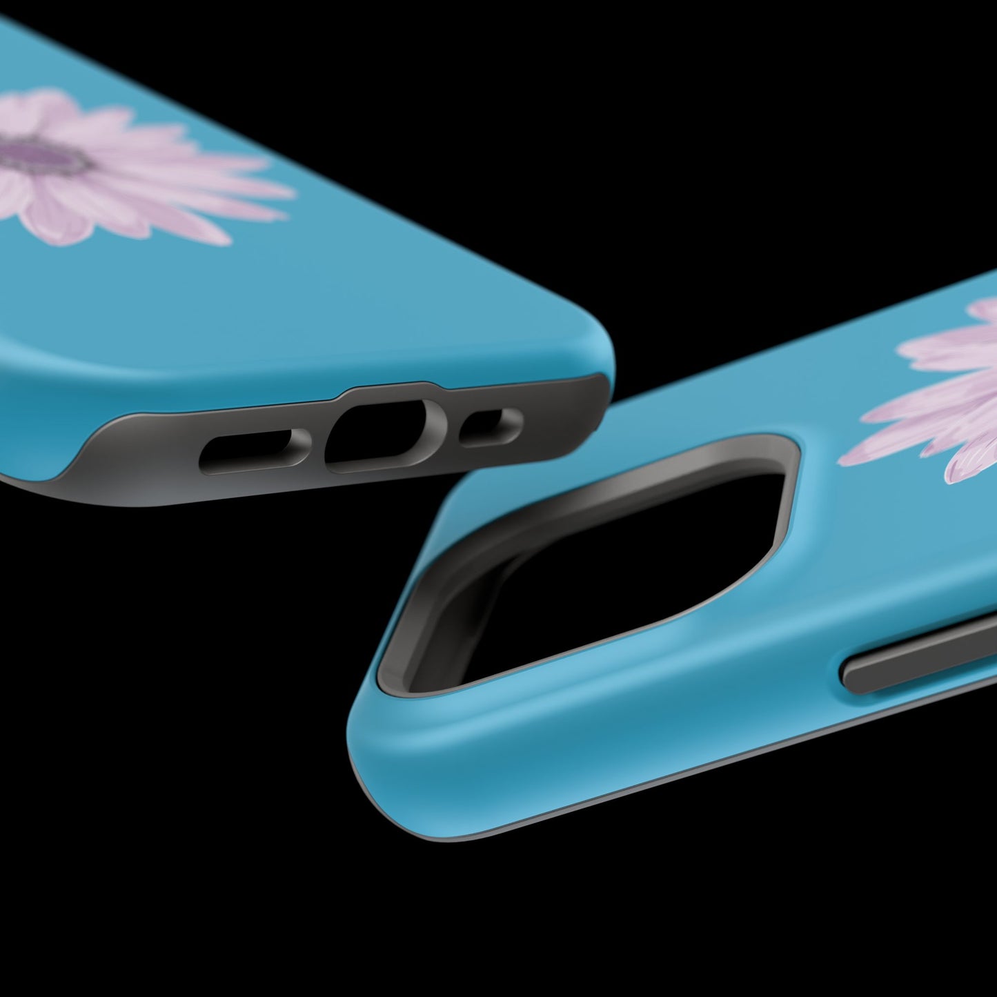 Magnetic Phone Cases with Floral Design, Impact-Resistant Accessories, Stylish Tech Protection, Gifts for Her, Unique Cell Phone Cases