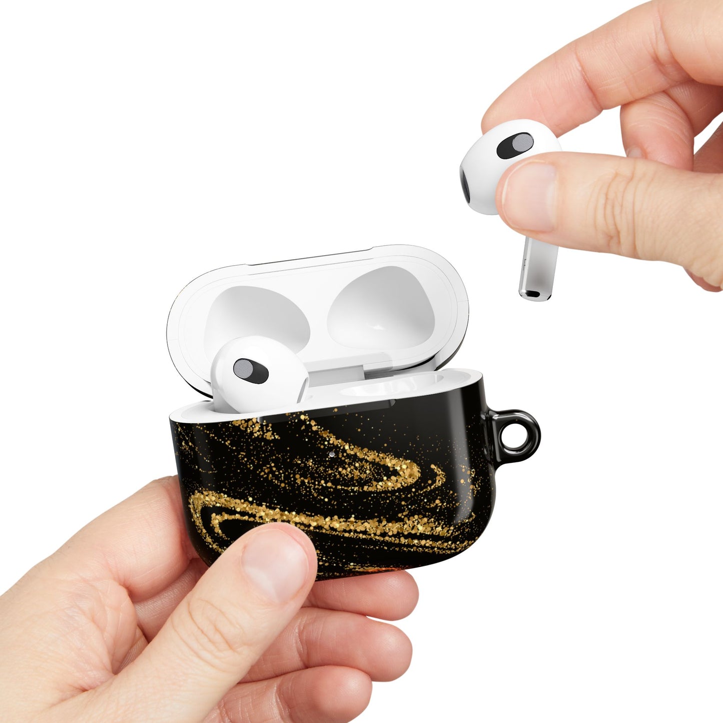 Elegant Glitter AirPod Cases - Stylish Accessories for Music Lovers, Perfect Gift for Holidays, Birthday, Graduation, Dance [...]