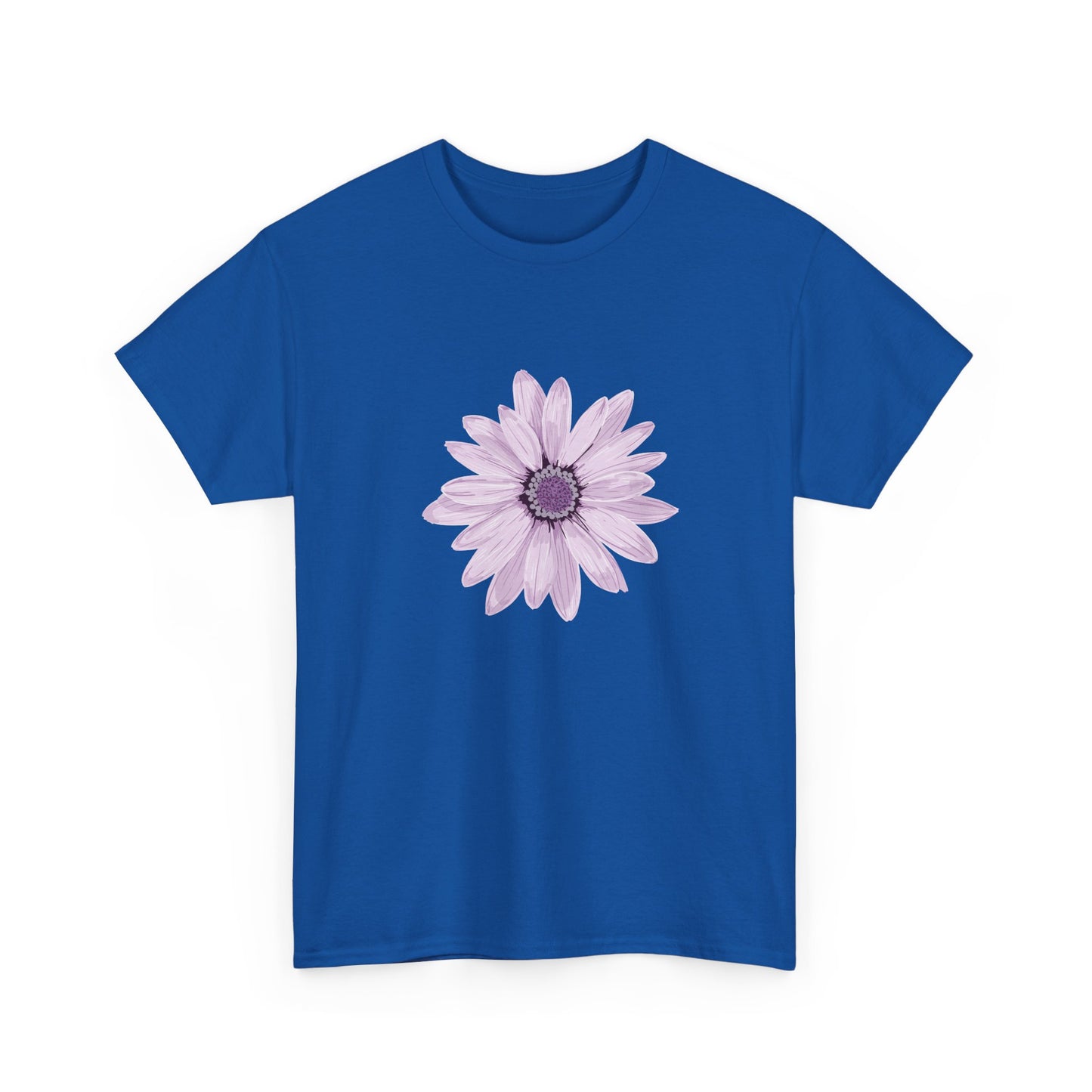 Floral Unisex Heavy Cotton Tee, Soft Summer Shirt, Casual Wear, Gift for Her, Spring Fashion