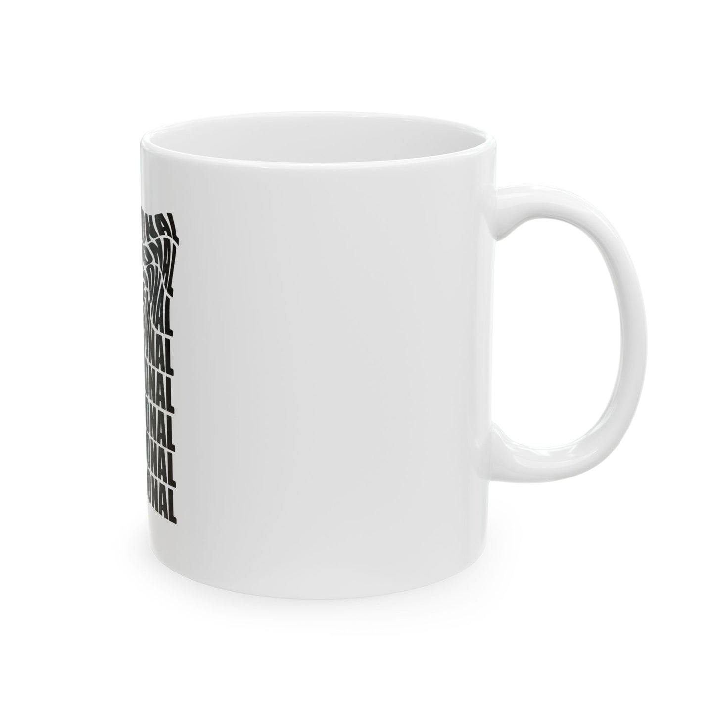 Professional Word Cloud Ceramic Mug - Perfect Gift for Professionals, Office Decor, Coffee Lovers, Inspirational Mug, Unique Gift Idea