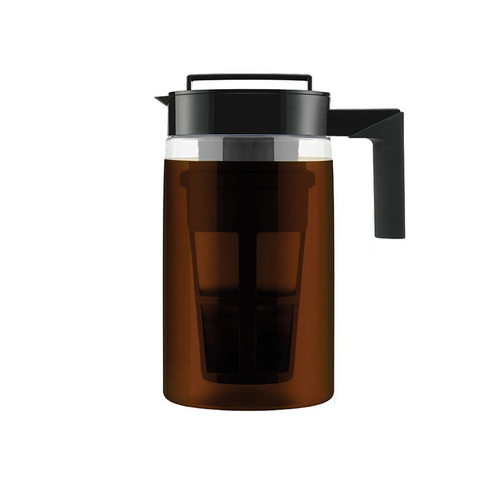 900ML Cold Brew Iced Coffee Maker Airtight Seal Silicone Handle Coffee Kettle Non-slip Household Silicone Handle Coffee Kettle-2