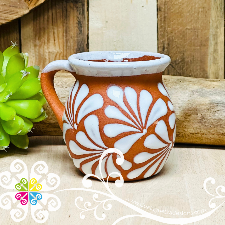 Natural/White Espiga Pato Pitcher Set - 4 Mugs