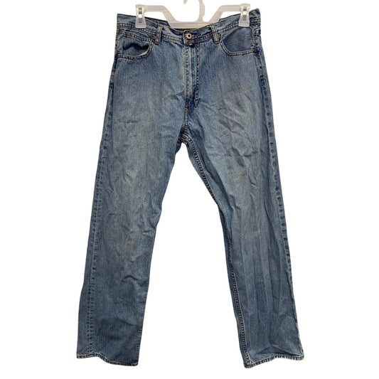 Nautica Jeans Mens 30 X 32 100% Cotton Straight Leg Light Wash Denim Blue Jeans