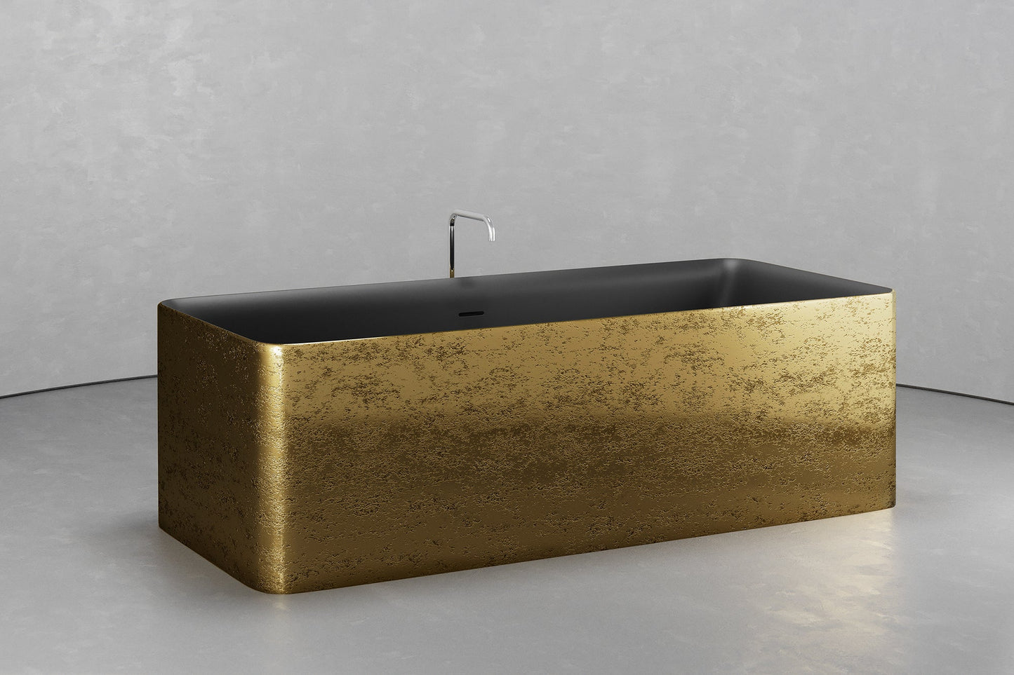 Freestanding Rectangular bathtub