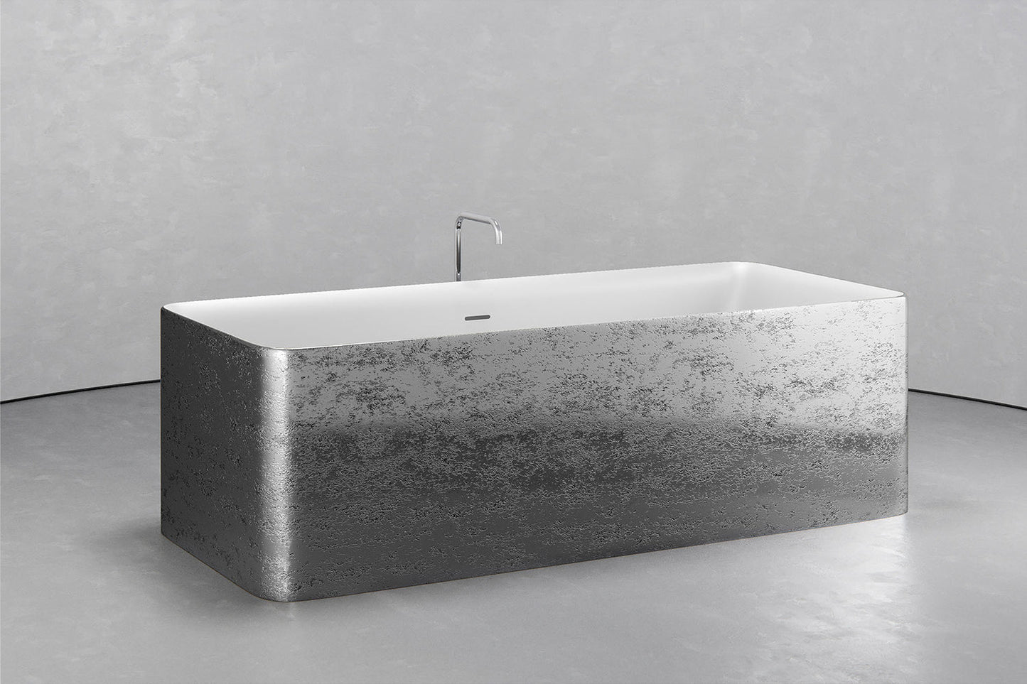 Freestanding Rectangular bathtub