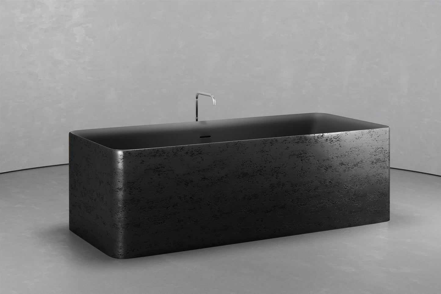 Freestanding Rectangular bathtub
