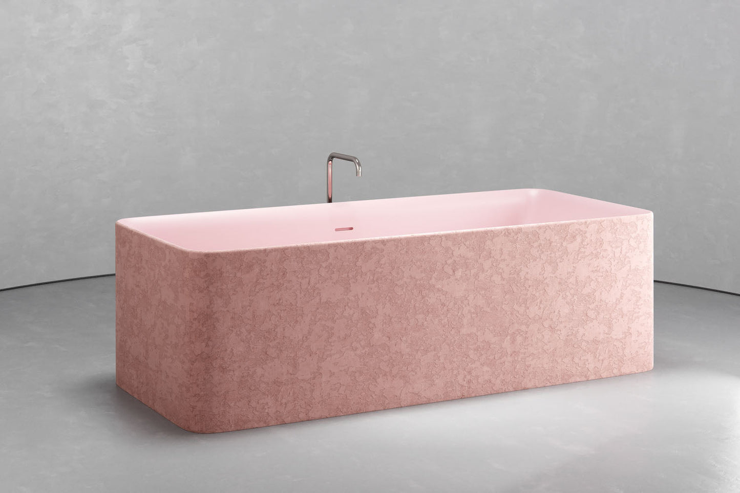 Freestanding Rectangular bathtub