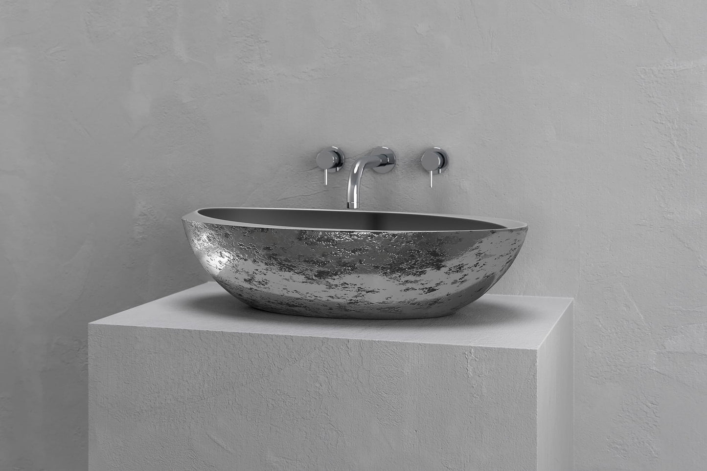 Oval vessel sink